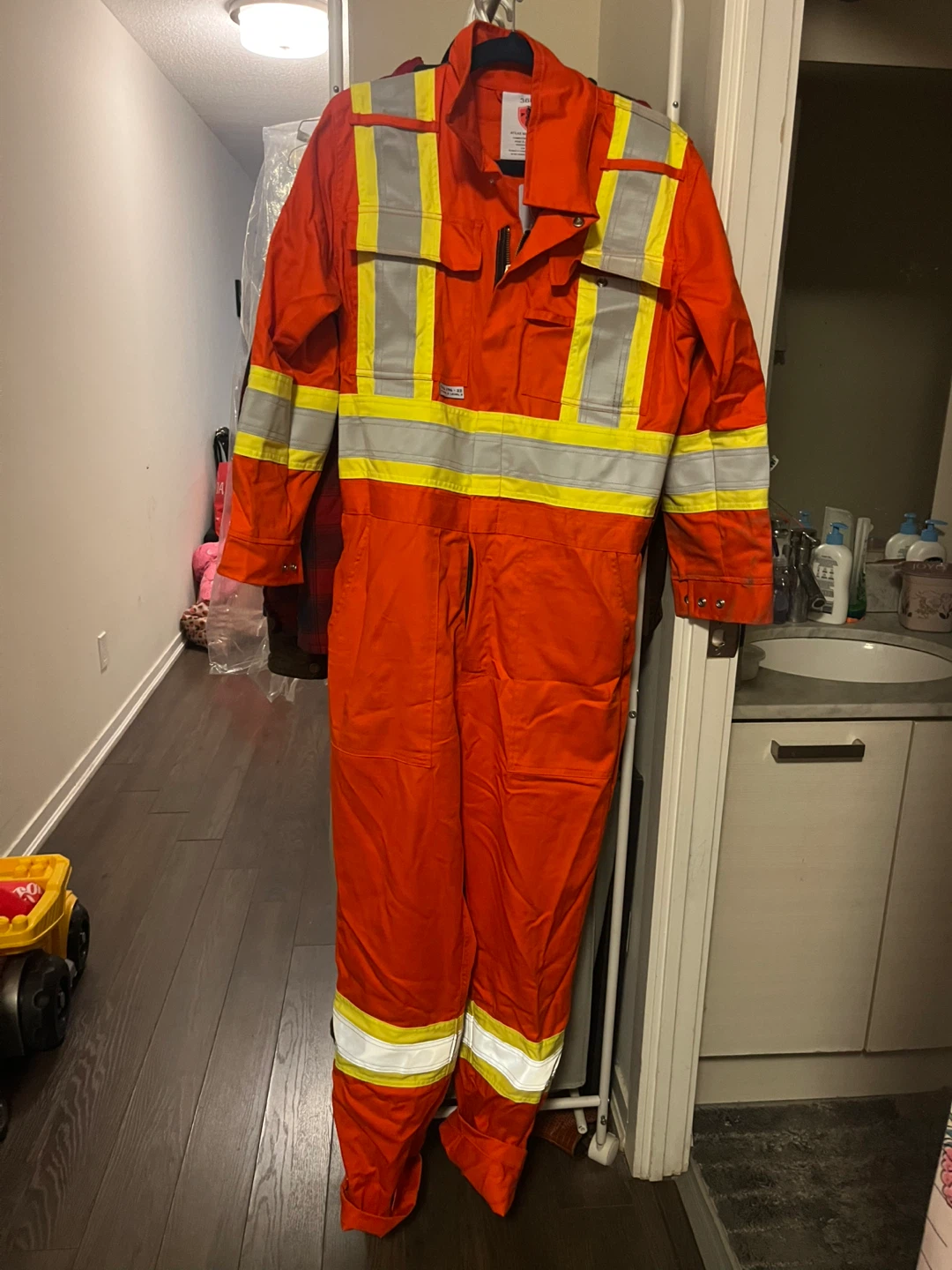 Atlas Workwear Hi-Vis Coveralls 36R