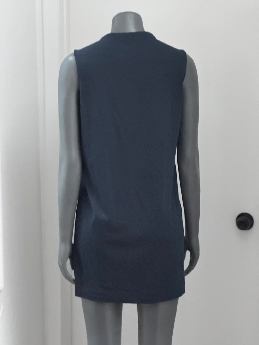 Kate Spade Saturday Sleeveless Square Neck Dress - Navy - Size S - photo 2
