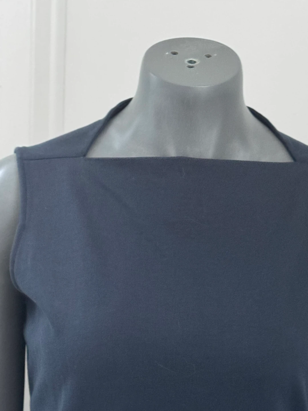 Kate Spade Saturday Sleeveless Square Neck Dress - Navy - Size S - photo 3