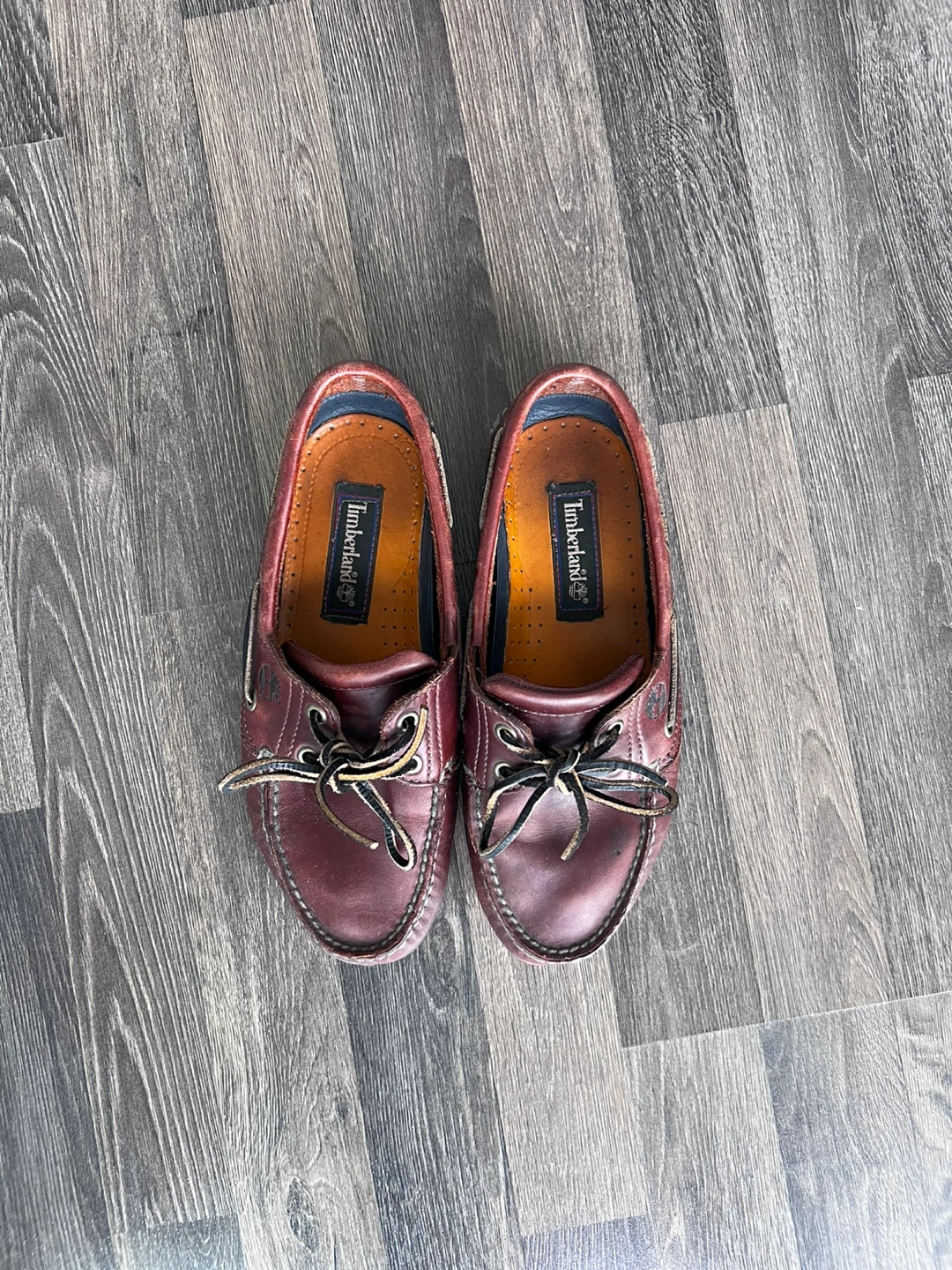 Timberland Men's Classic Boat Shoes - Burgundy Leather - photo 2