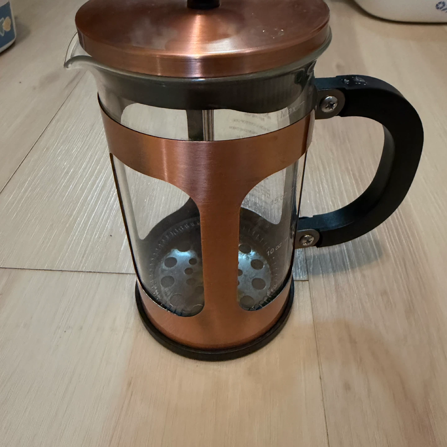 Copper and Glass French Press - photo 2