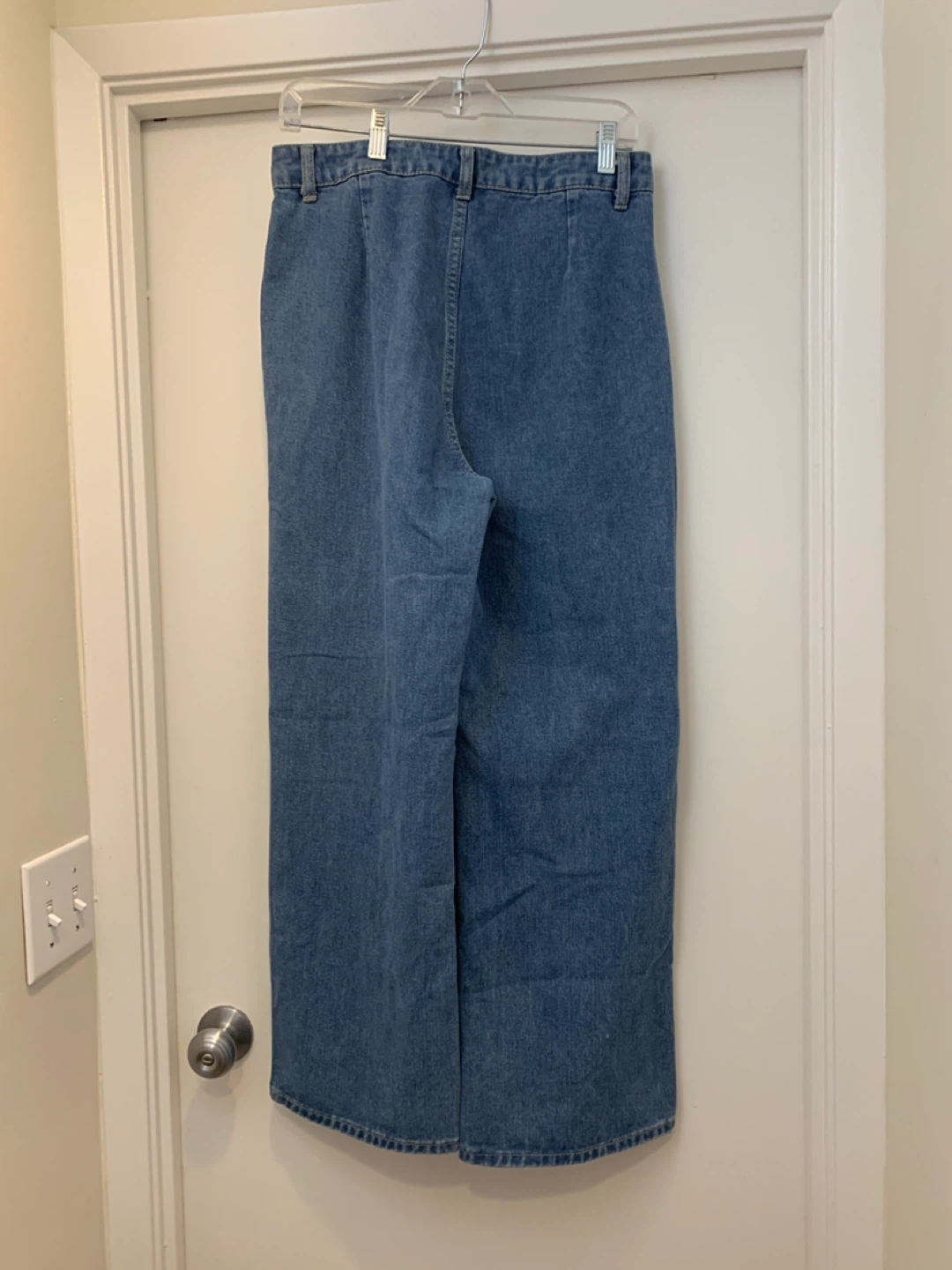 Denim Wide Leg Pants - photo 2