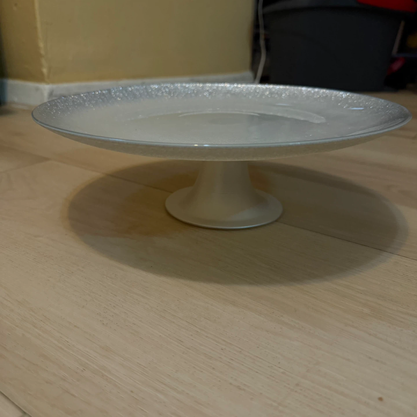 Cake Stand with Glittery Rim