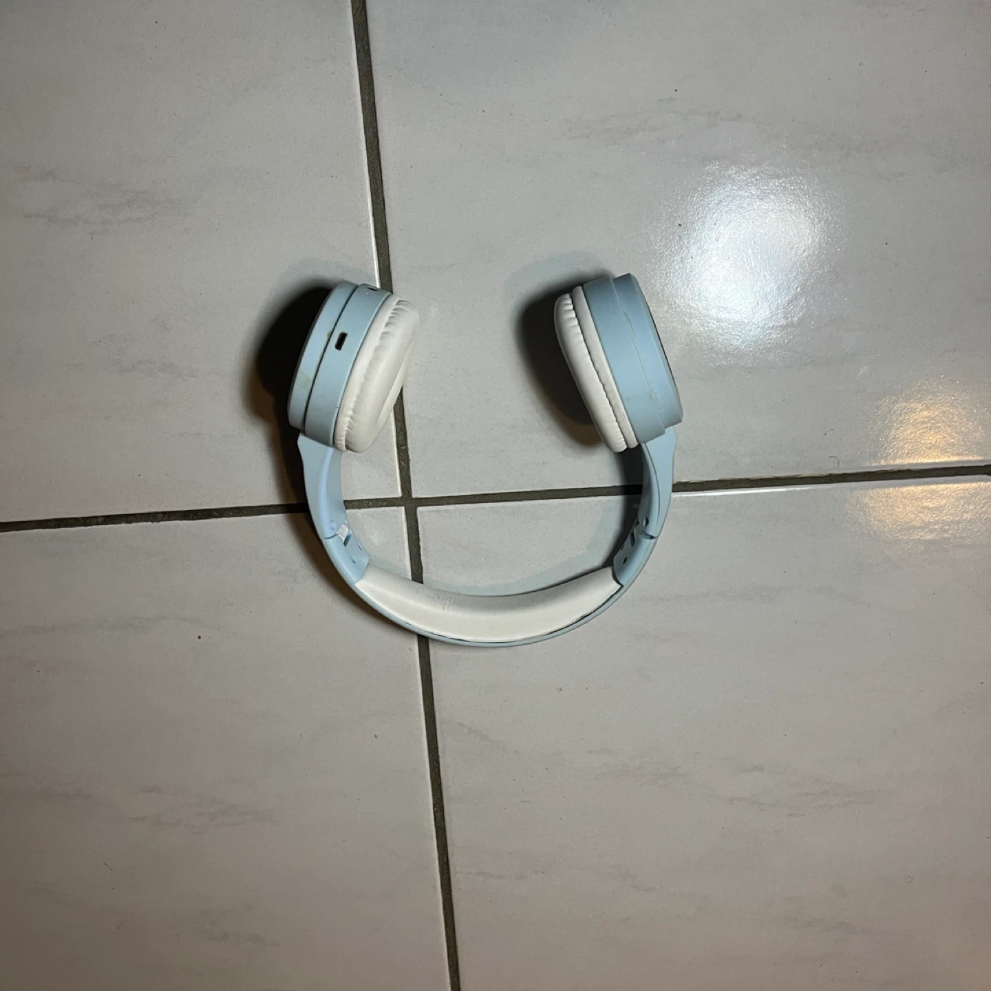 Light Blue Over-Ear Headphones