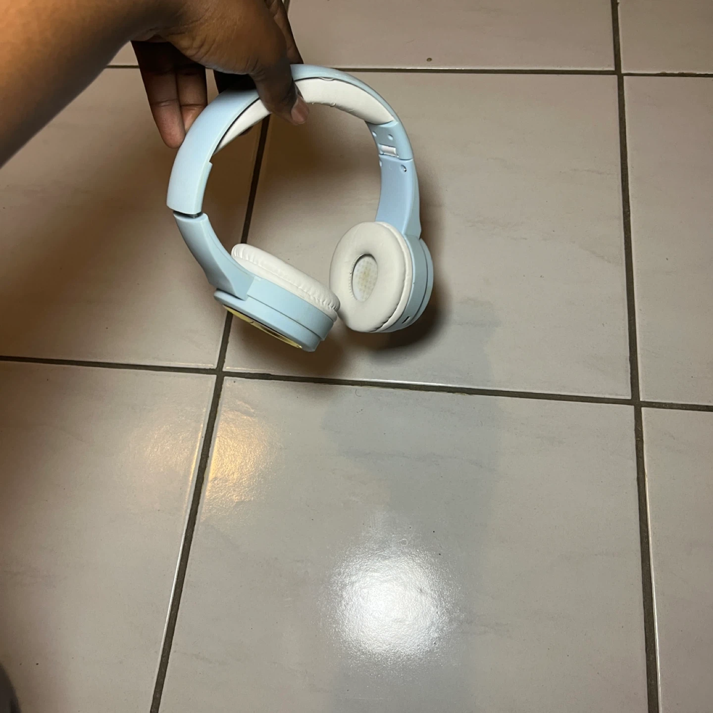 Light Blue Over-Ear Headphones - photo 2