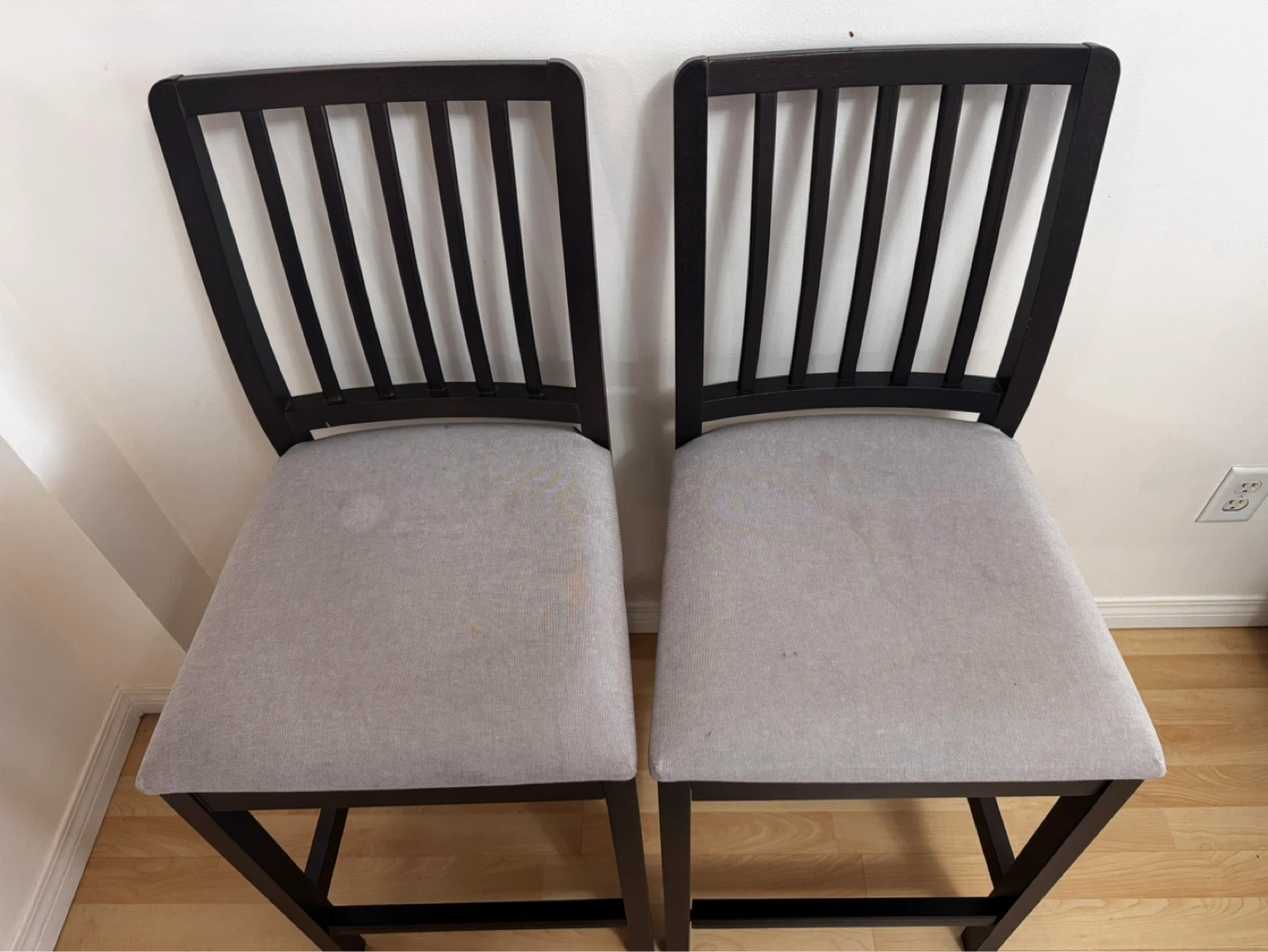 IKEA EKEDALEN Bar Stools with Backrest x 4 - photo 2