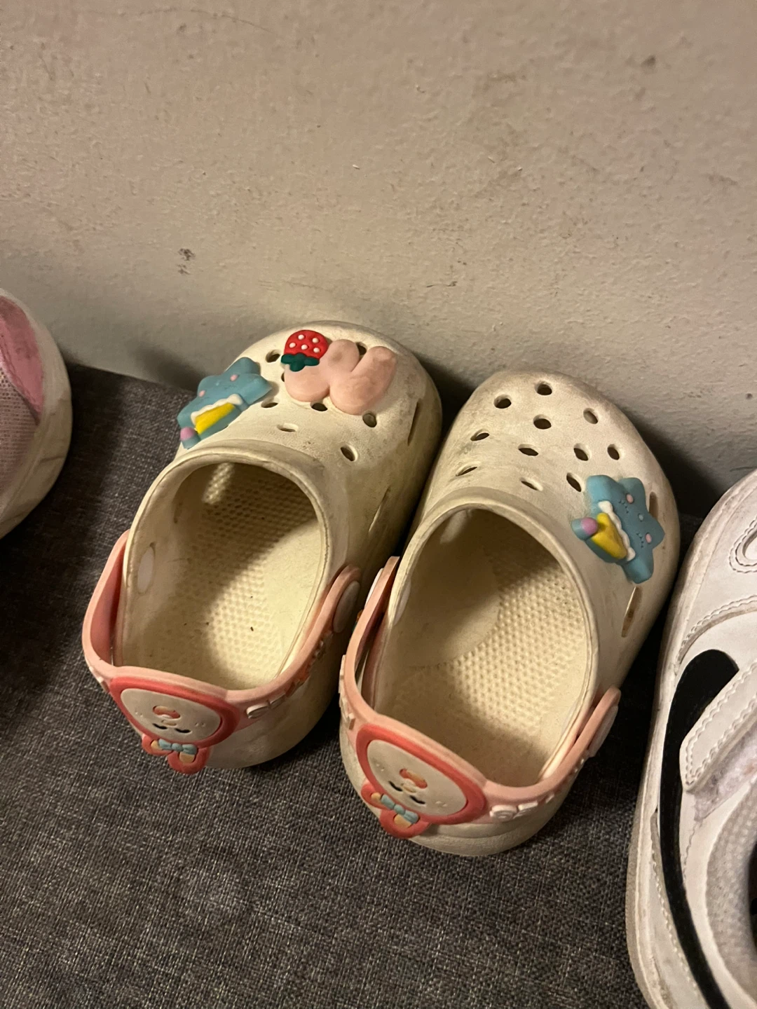 Bundle of Kids' Shoes: Adidas, Nike-style, and Croc-style - photo 4