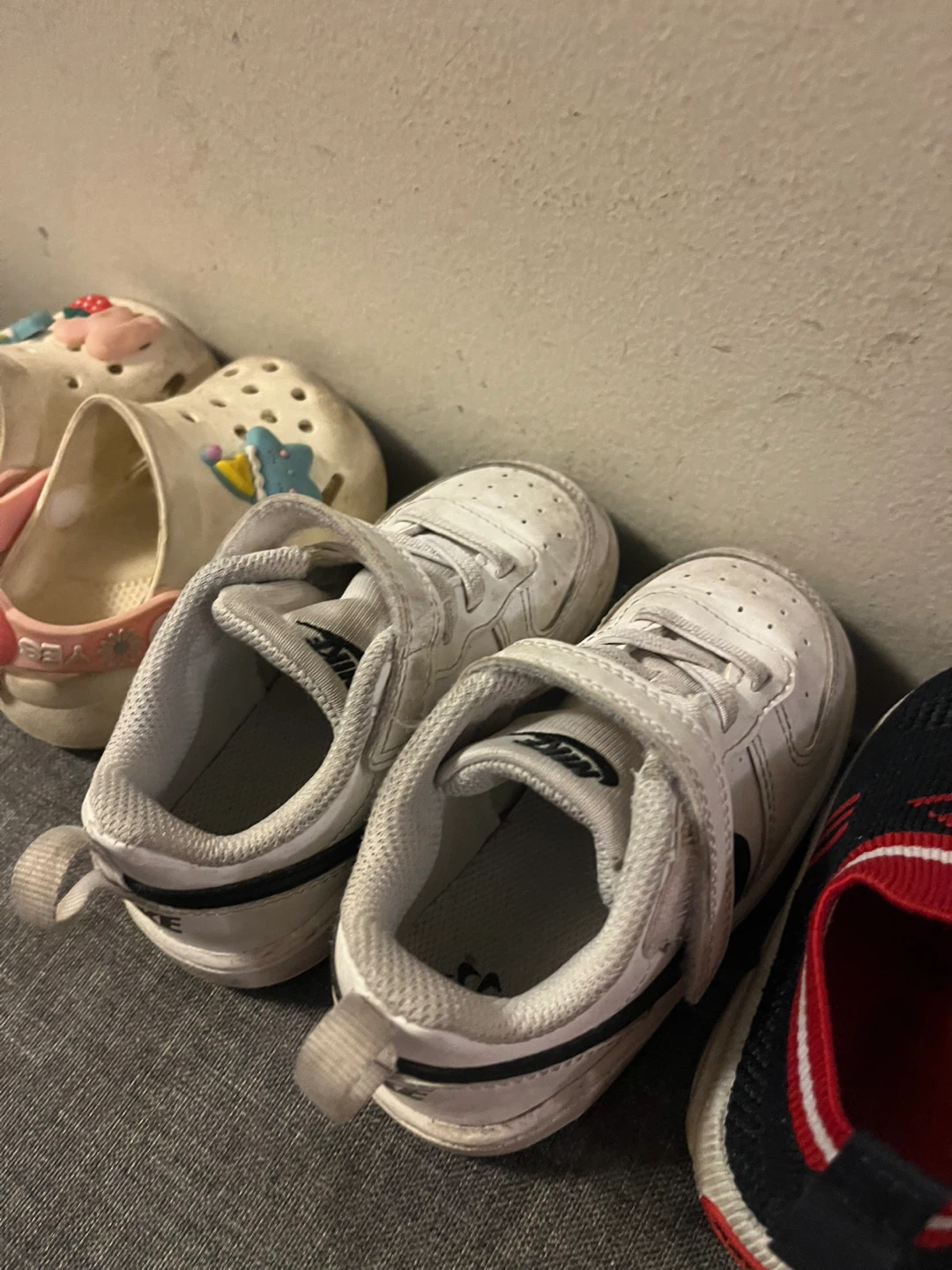 Bundle of Kids' Shoes: Adidas, Nike-style, and Croc-style - photo 5