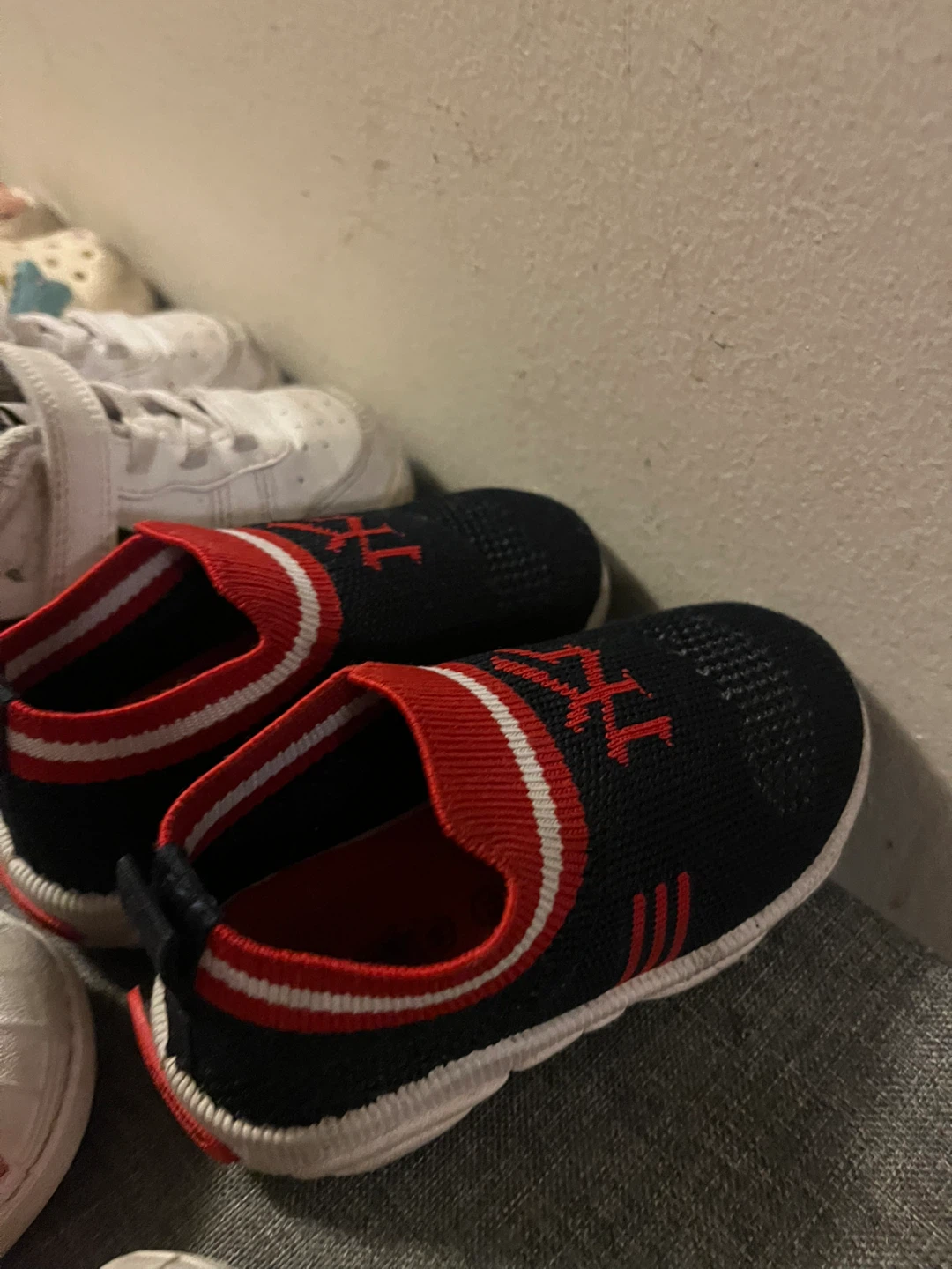 Bundle of Kids' Shoes: Adidas, Nike-style, and Croc-style - photo 3
