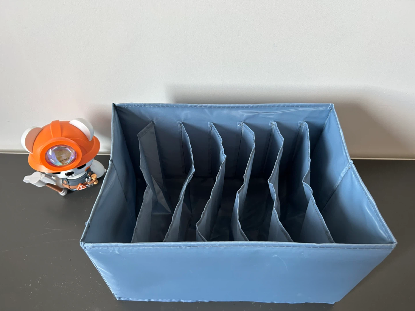 2 Pieces Foldable Clothes Organizer Drawer Stackable Storage - photo 3