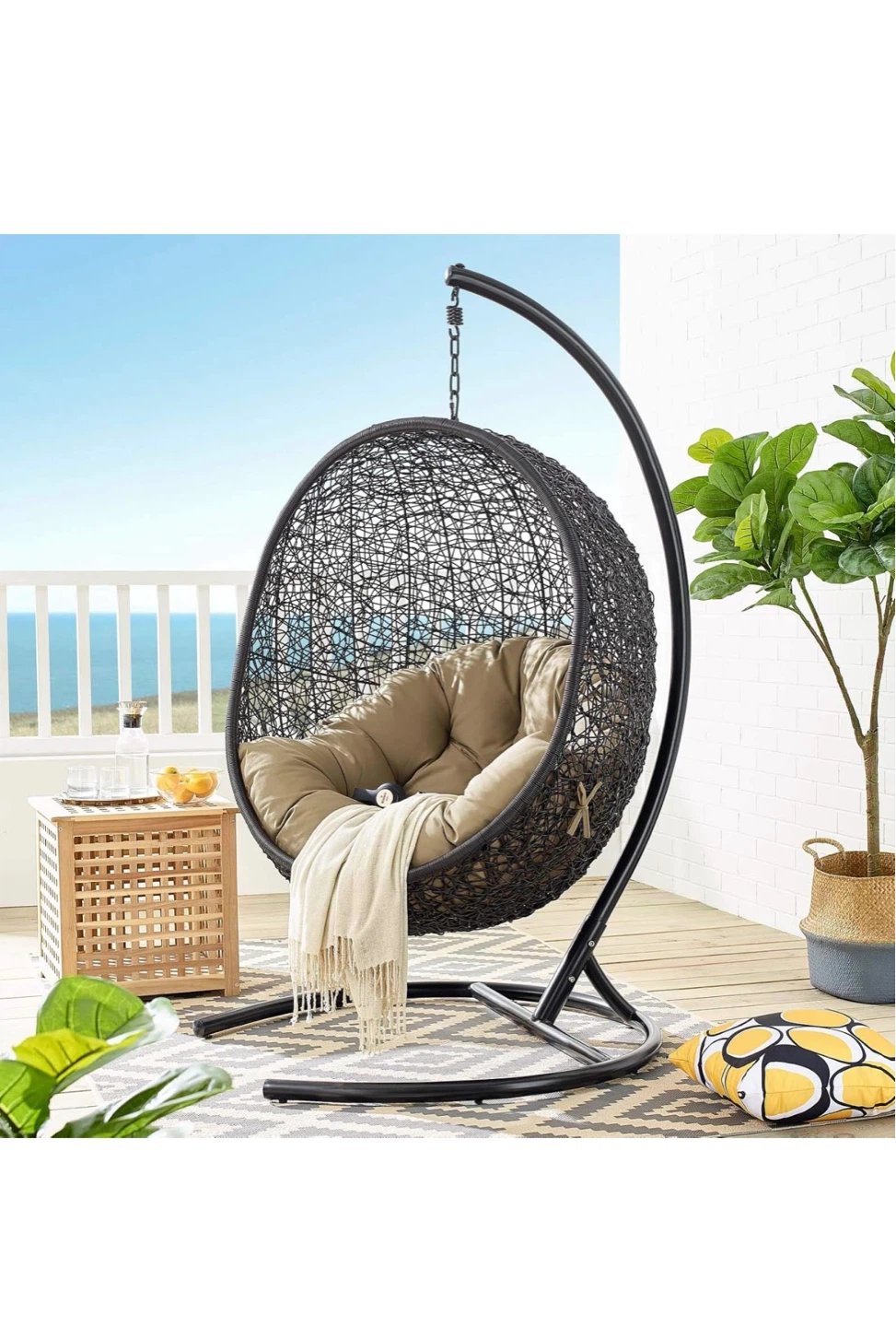 Hanging Egg Chair with Stand - photo 4