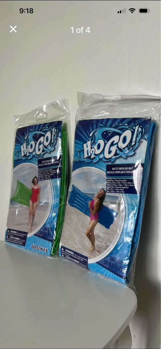 2 Air Mats (Blue & Green)