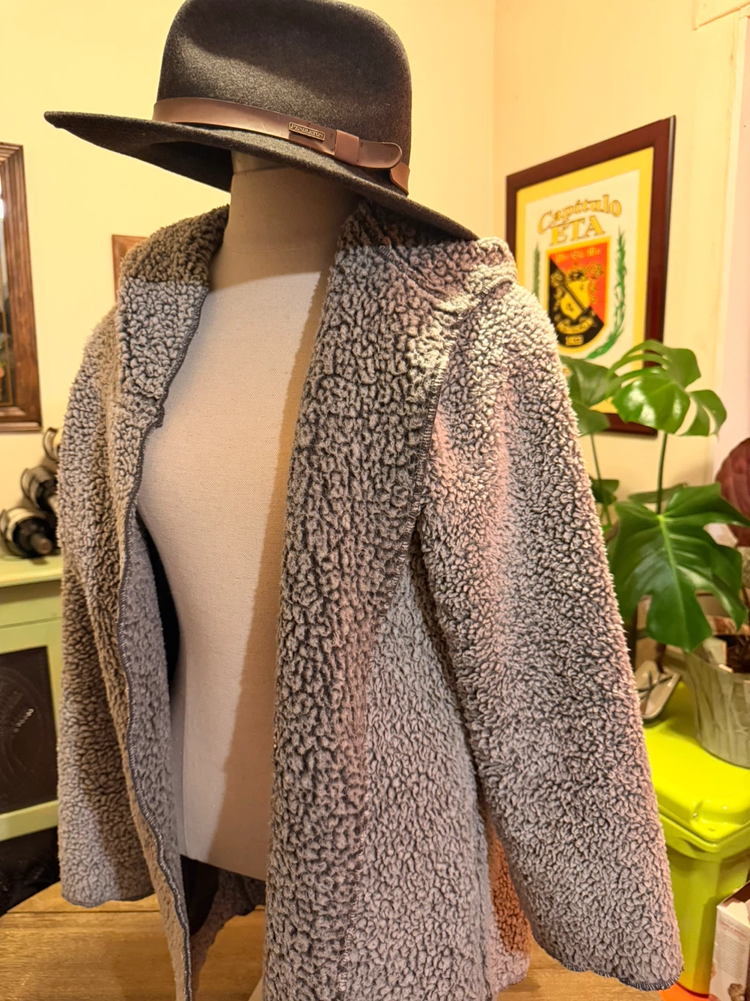 PINK Victoria's Secret Sherpa Fleece Hoodie Jacket XS - photo 4