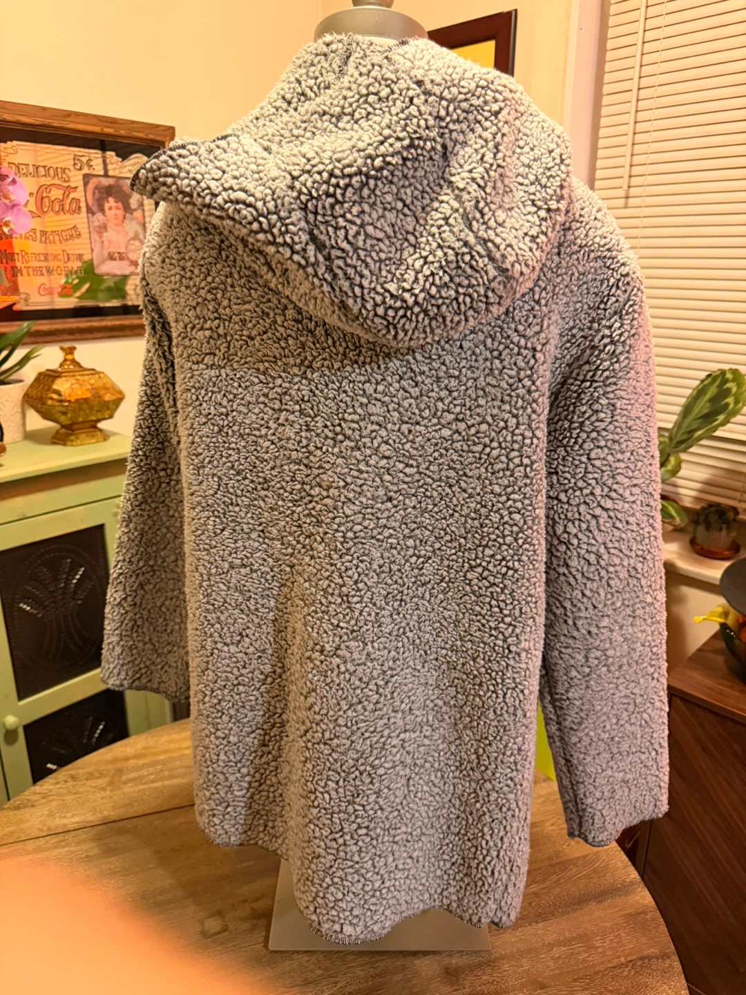 PINK Victoria's Secret Sherpa Fleece Hoodie Jacket XS - photo 2