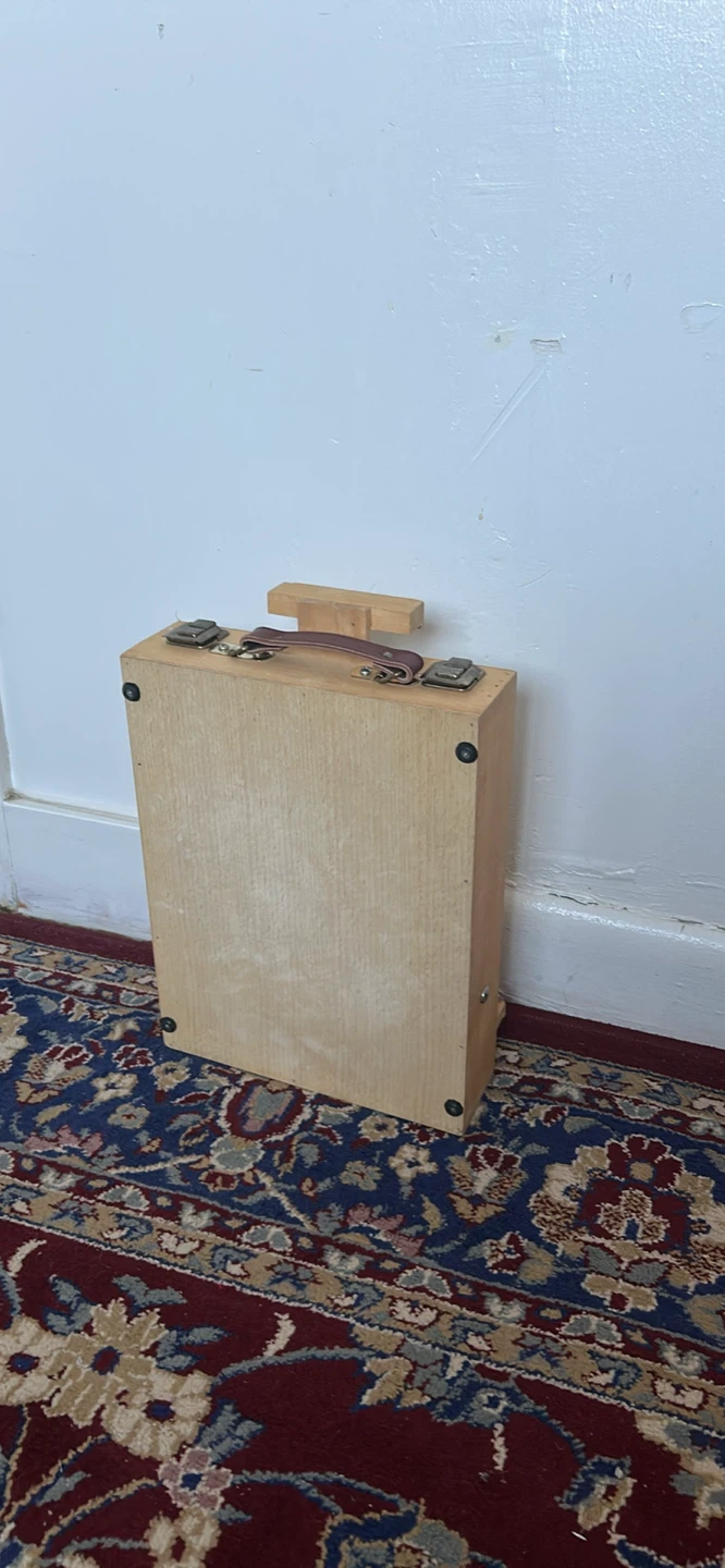 Wooden Art Easel Box with Supplies - photo 3