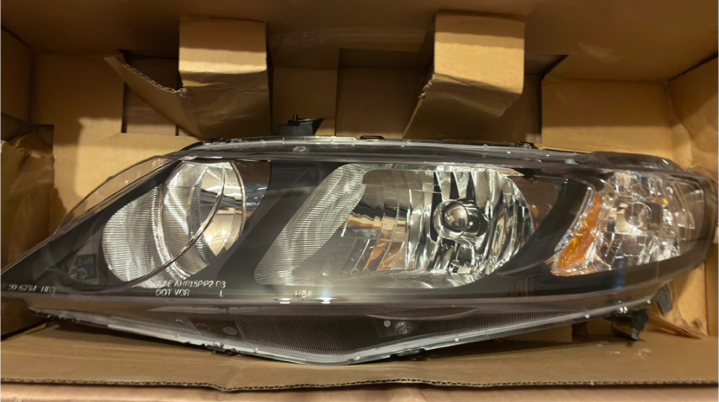2006-2011 Honda Civic Sedan Headlights Set (L+R) New