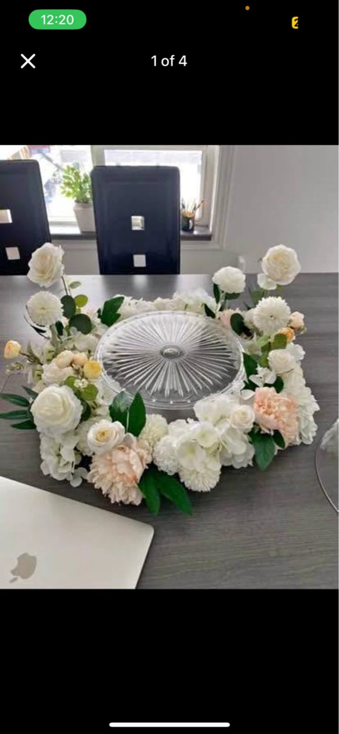 Artificial Flower Arrangement for Cake Display