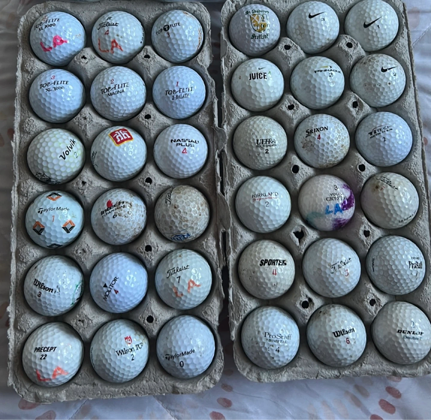 Mixed Brand Golf Balls (36 Count)