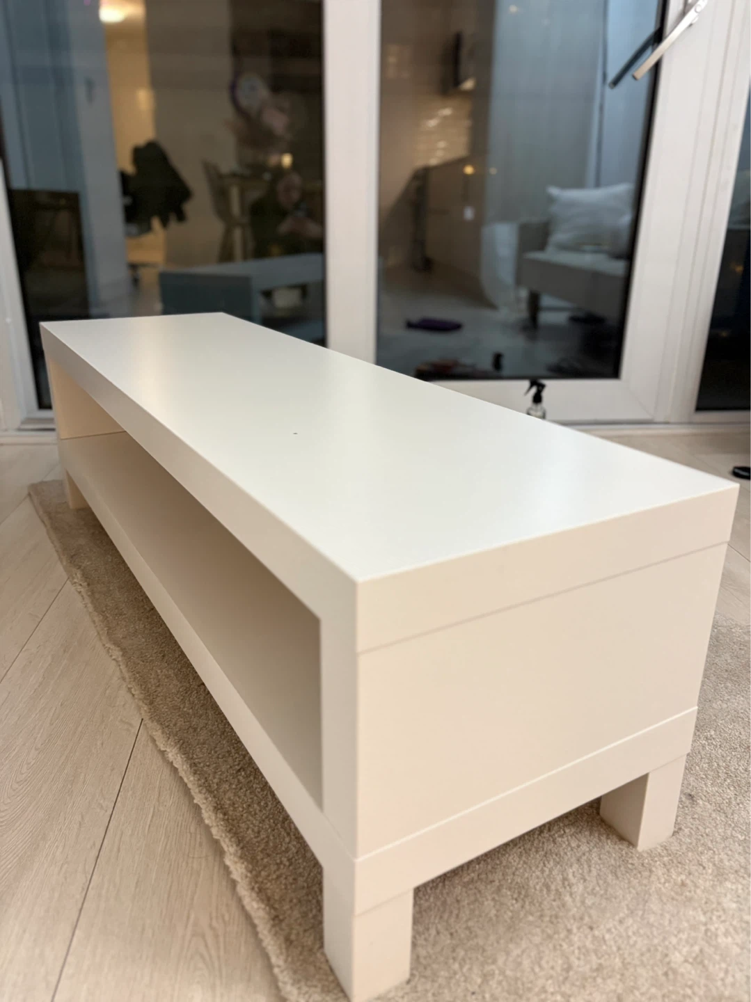 White TV Stand / Coffee Table - photo 3
