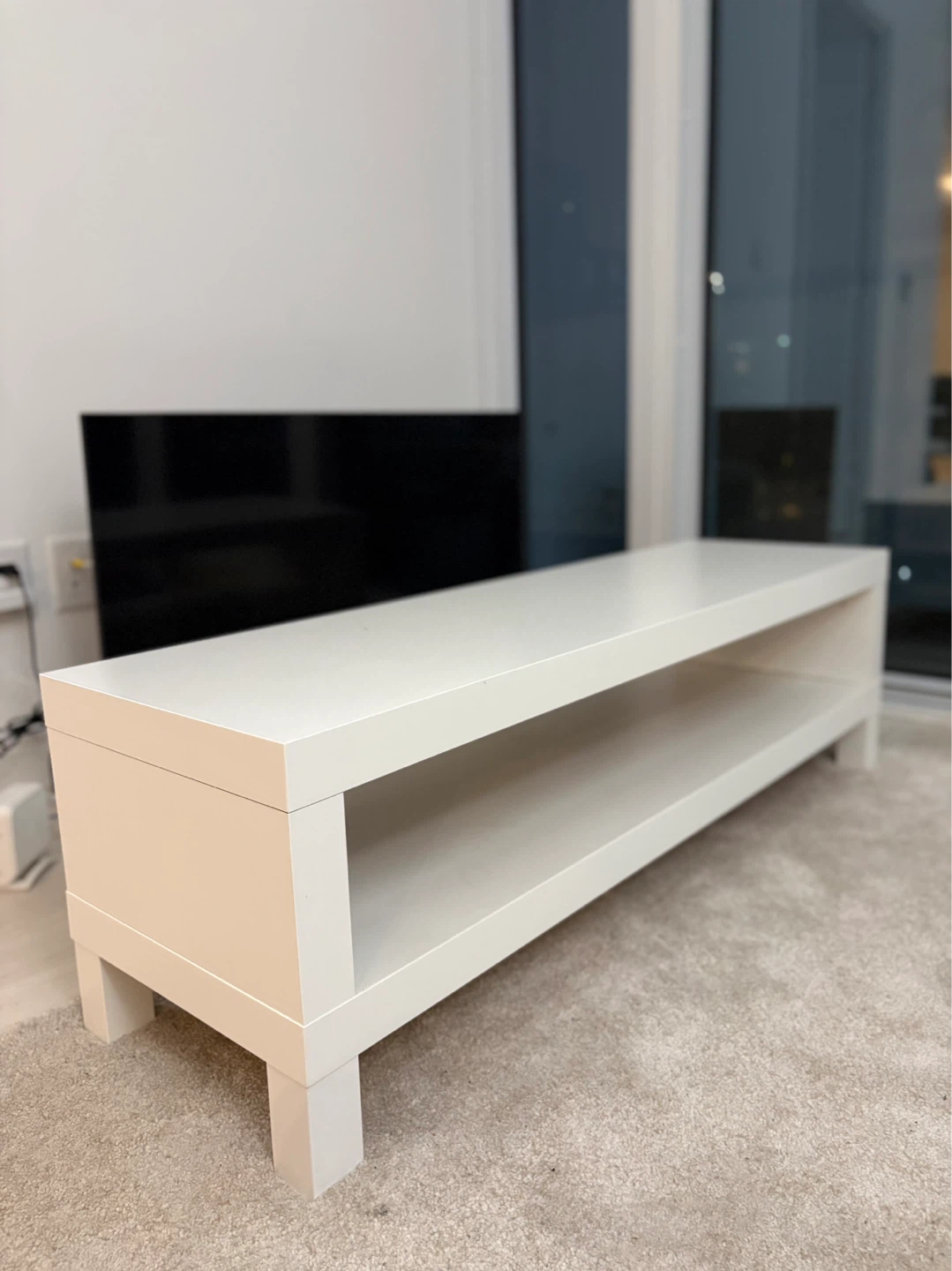 White TV Stand / Coffee Table - photo 2