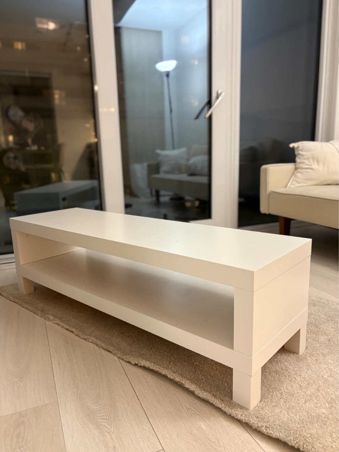 White TV Stand / Coffee Table - photo 4