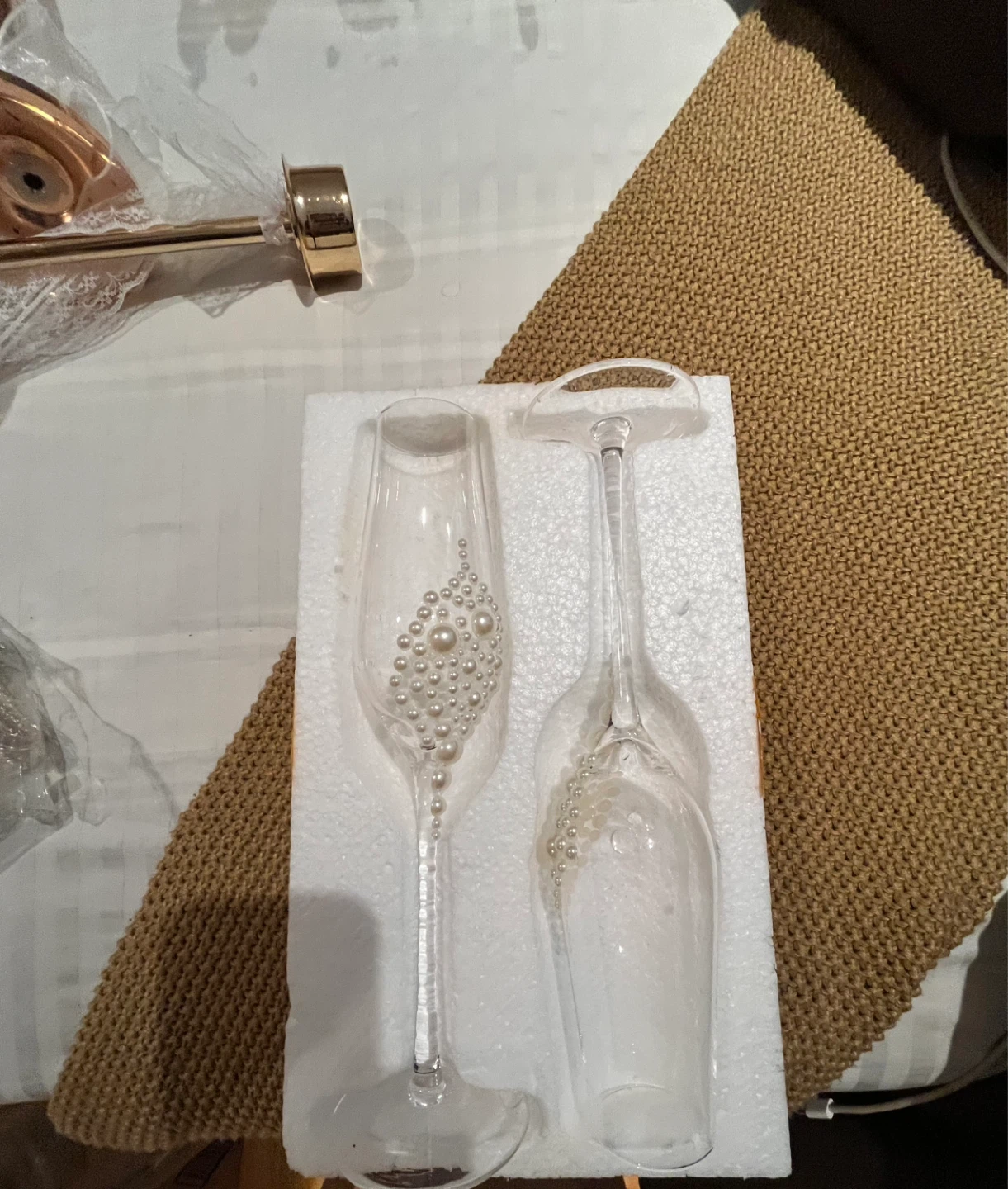 Decorative Champagne Flutes (Set of 2) - photo 2