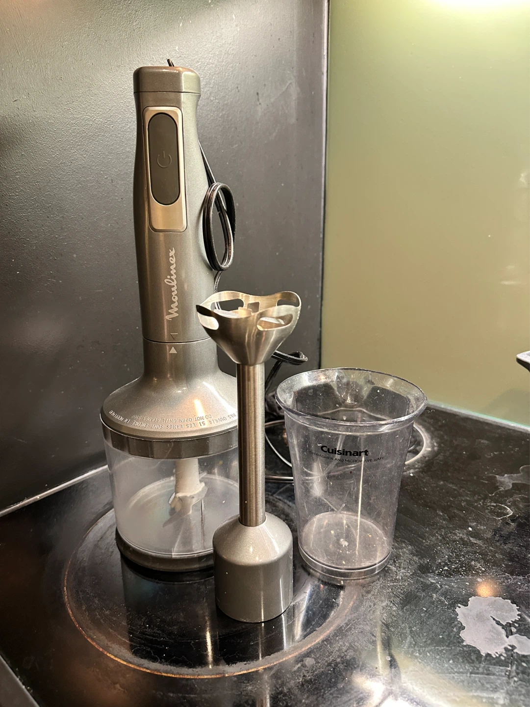 Moulinex Immersion Blender with Cuisinart Cup