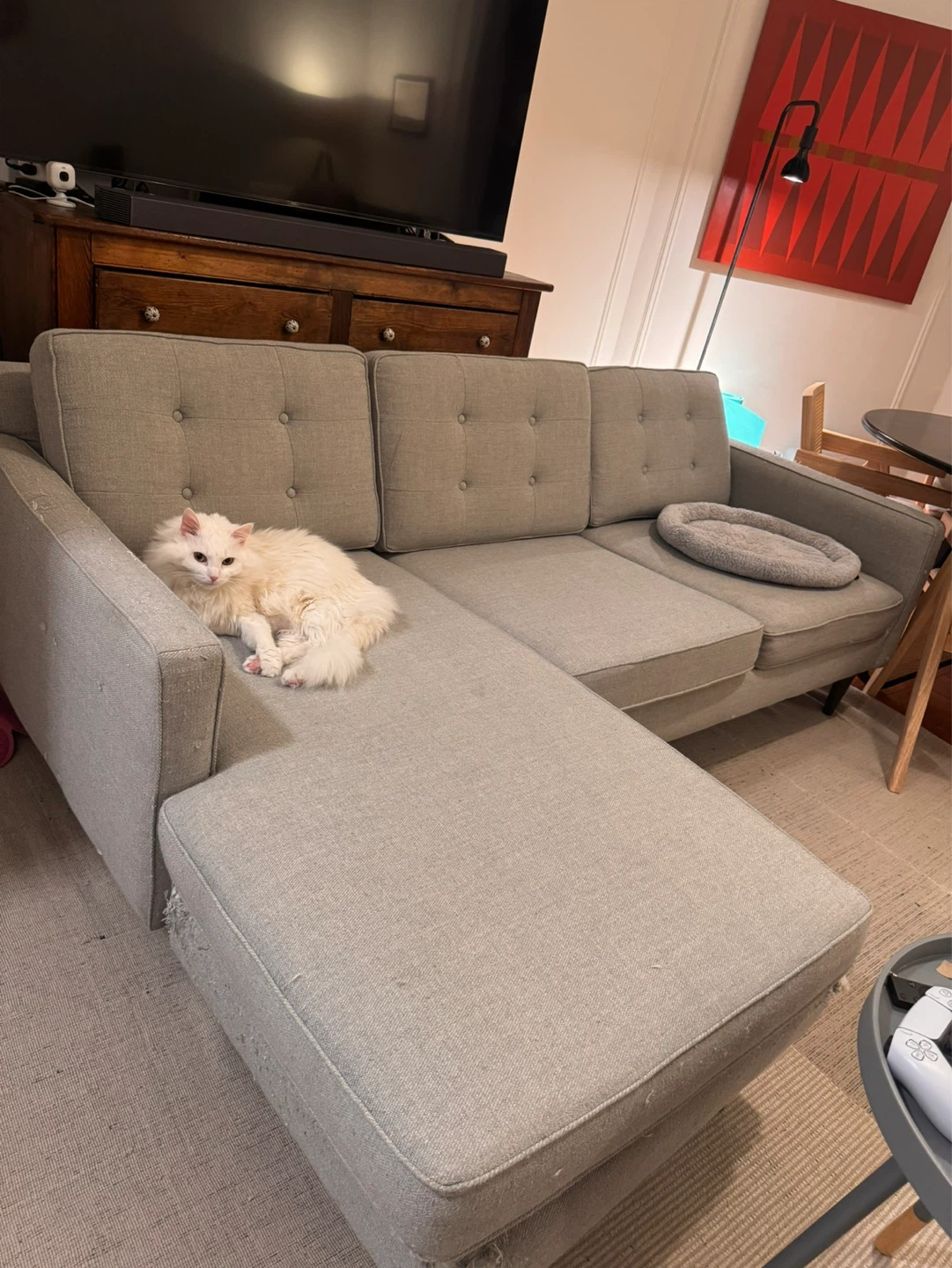 West elm sectional sofa