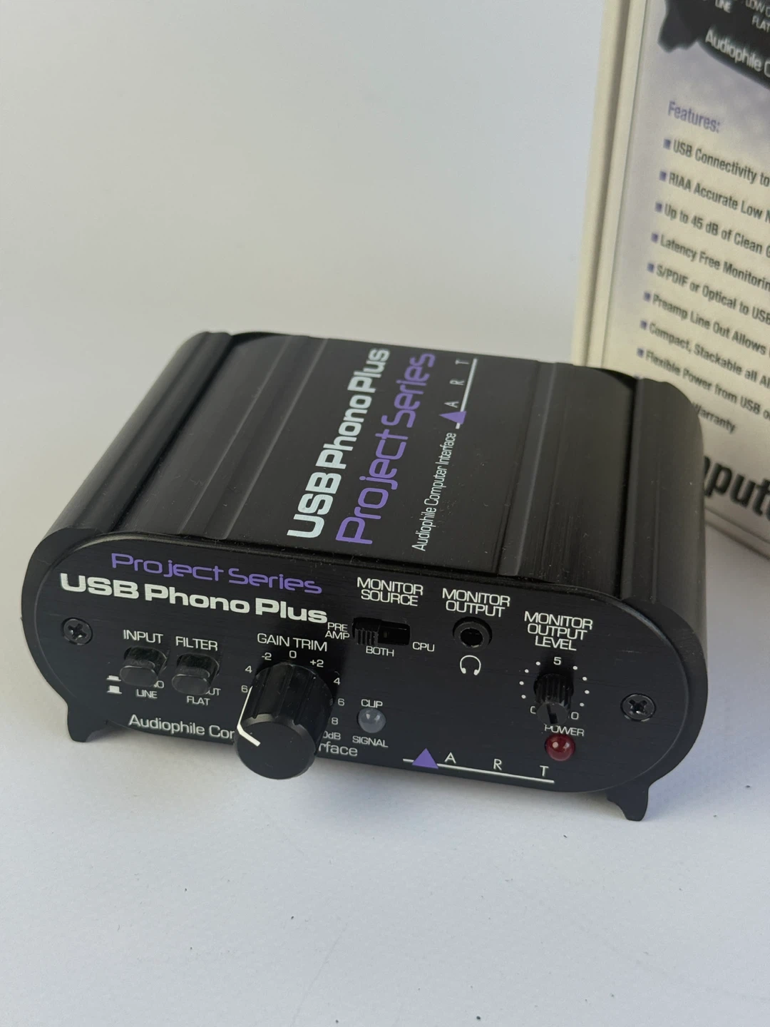 ART USB Phono Plus Project Series Audiophile Computer Interface