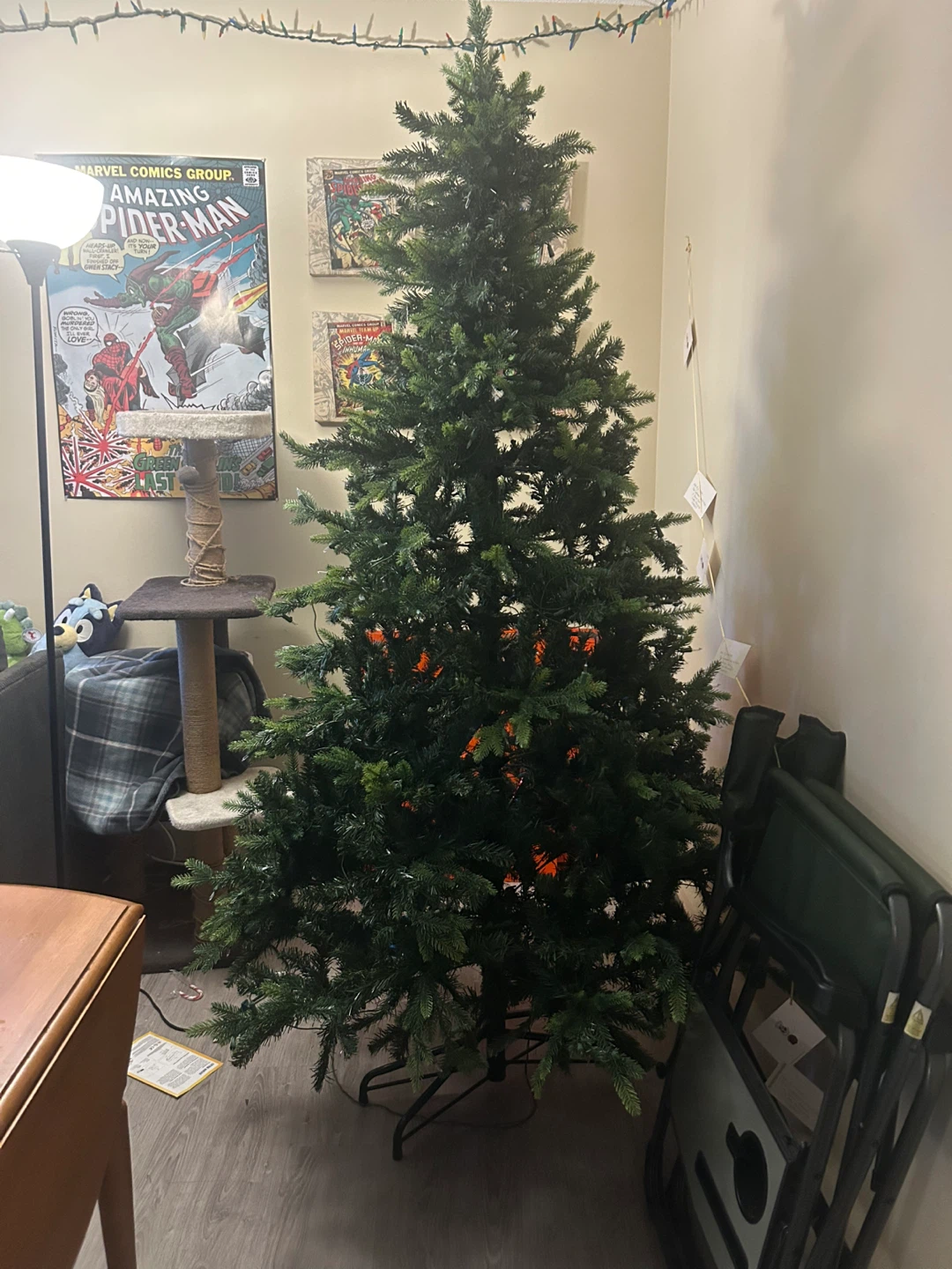 Artificial Christmas Tree with Lights
