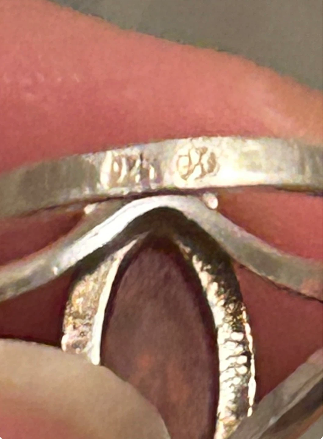 Natural Baltic Sterling Silver Amber Ring - photo 2