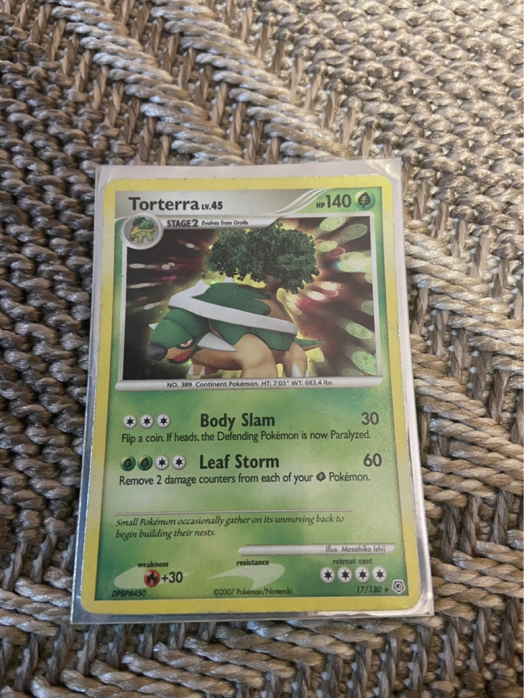 Torterra Lv.45 Holo Diamond & Pearl 17/130