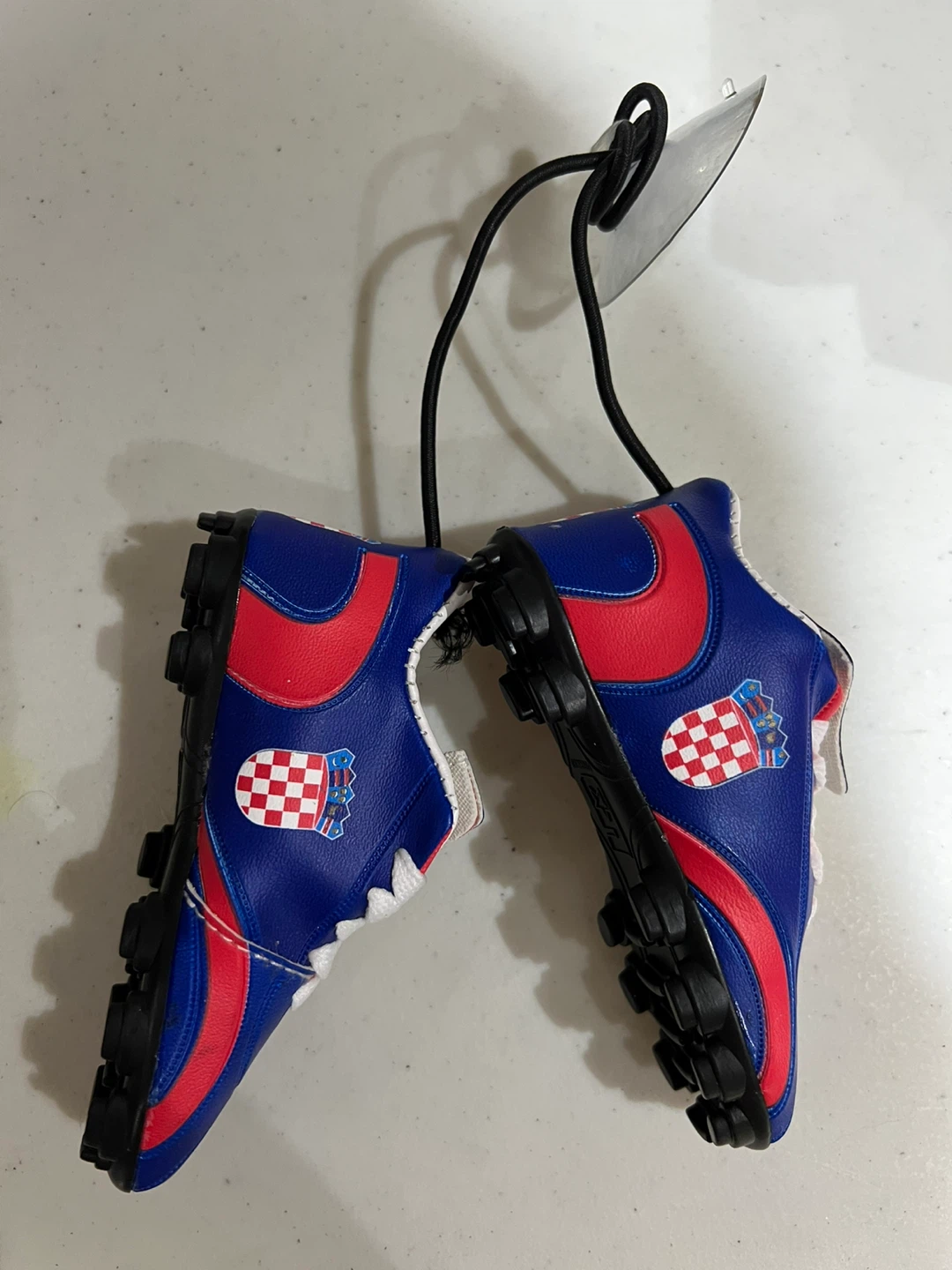 Croatian Soccer Cleats - car/window