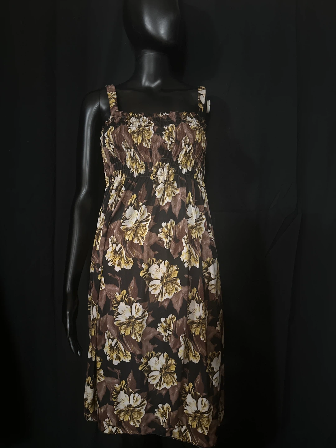 Floral Print Smocked Sundress