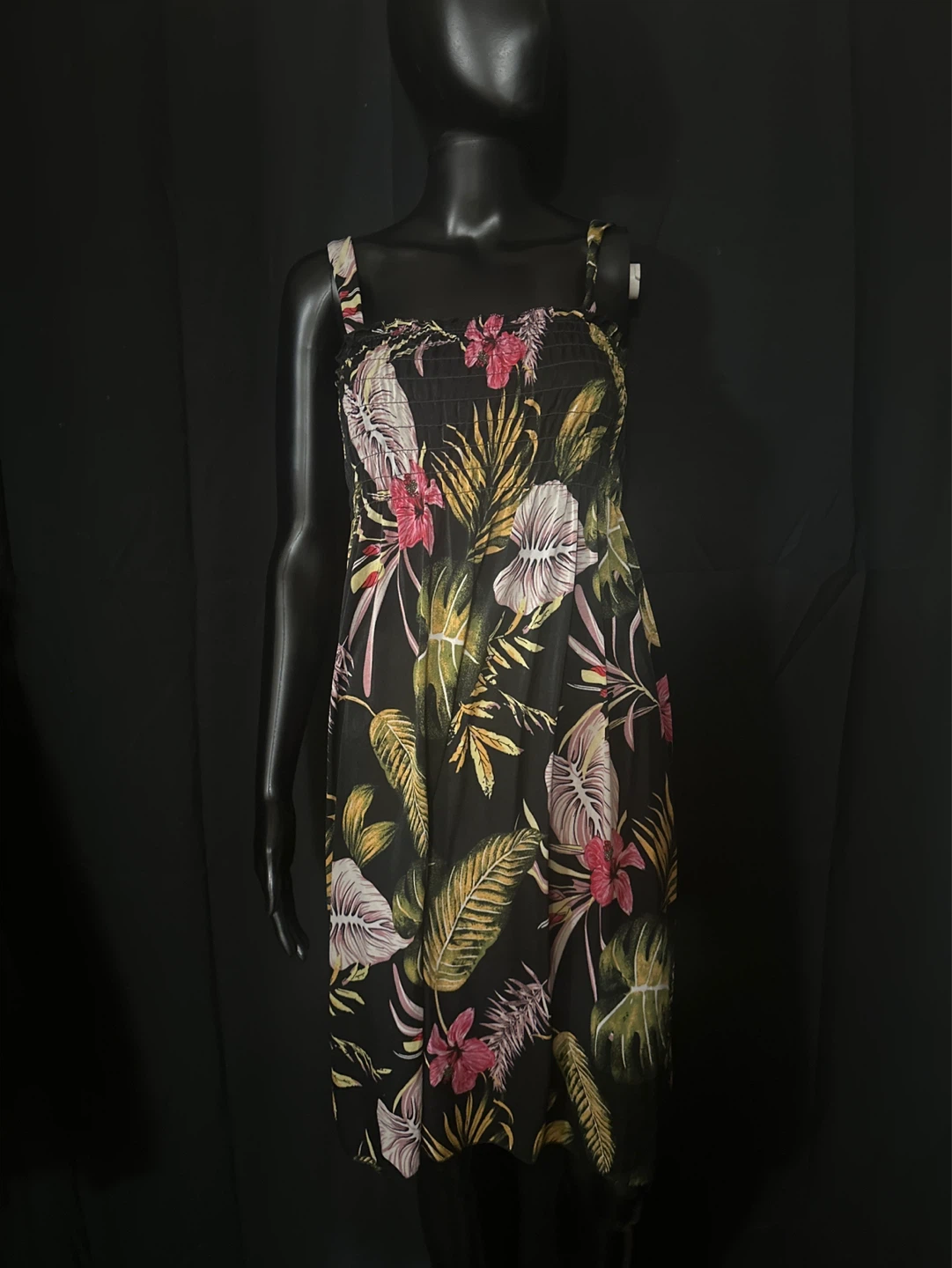 Women's Floral Print Smocked Sundress