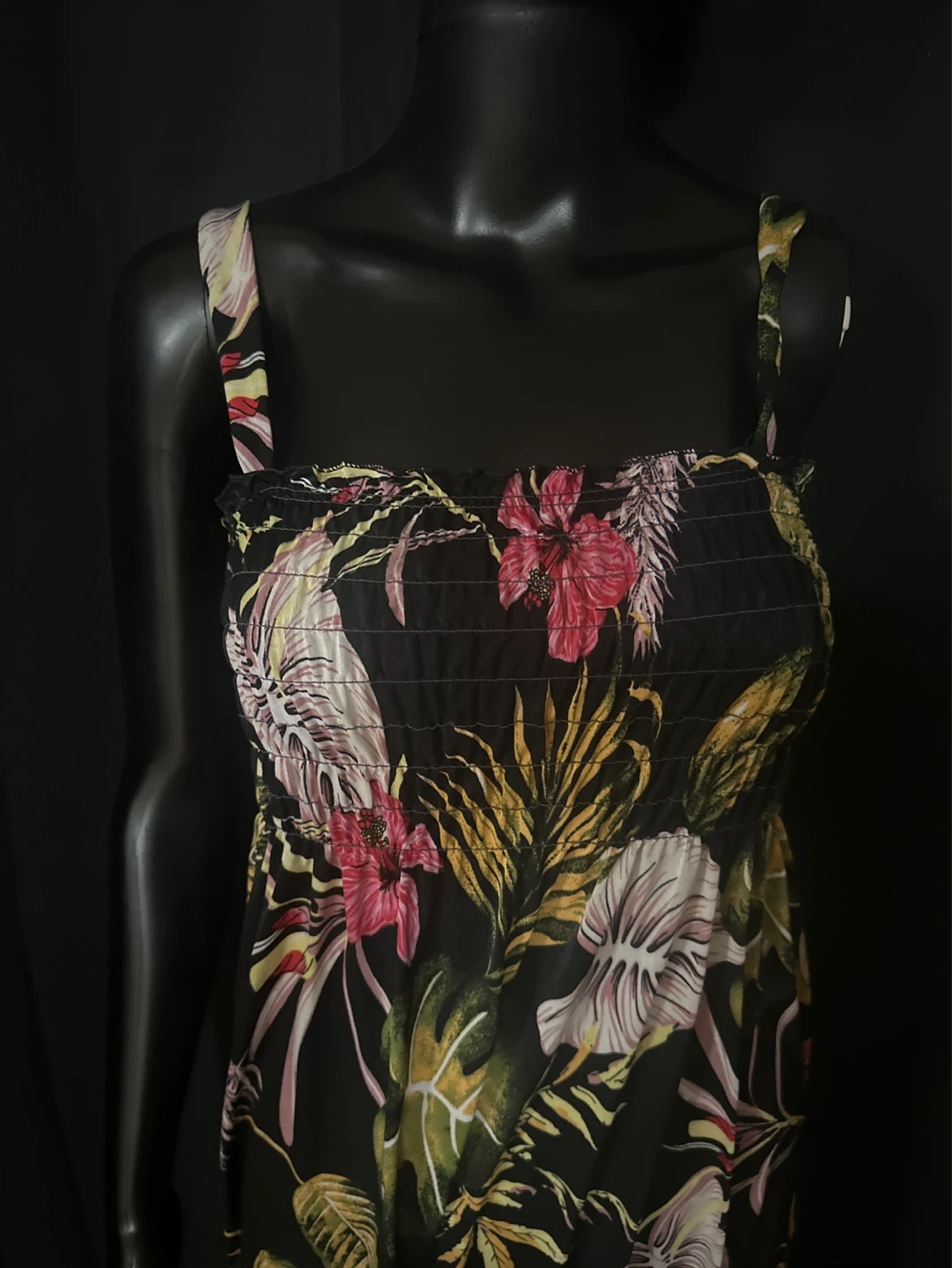 Women's Floral Print Smocked Sundress - photo 2