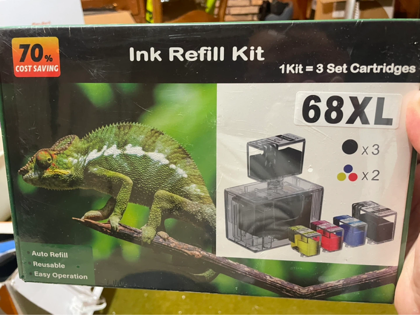 Ink Refill Kit 68XL Auto Refill Reusable