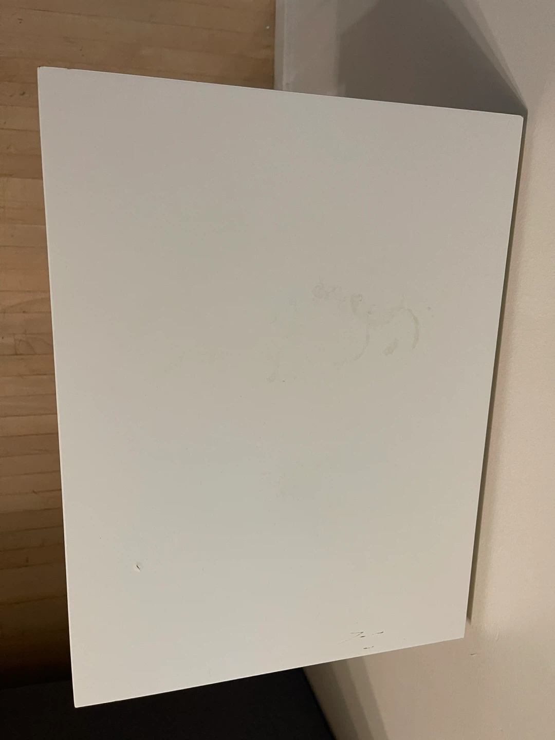 White End Table with Drawer and Shelf - photo 2