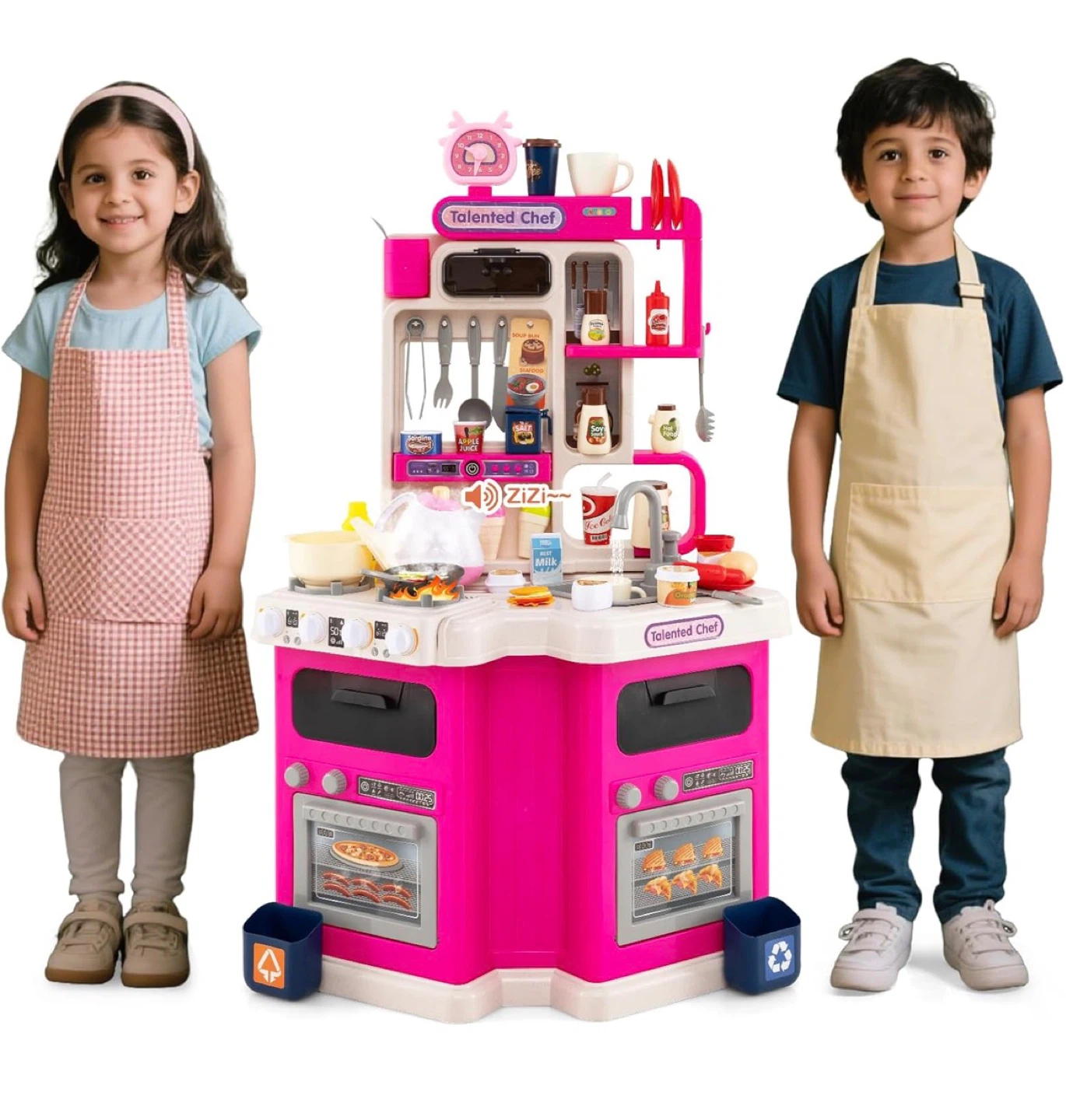 Talented Chef Modern Kitchen Funny Role Play Series Toy Set