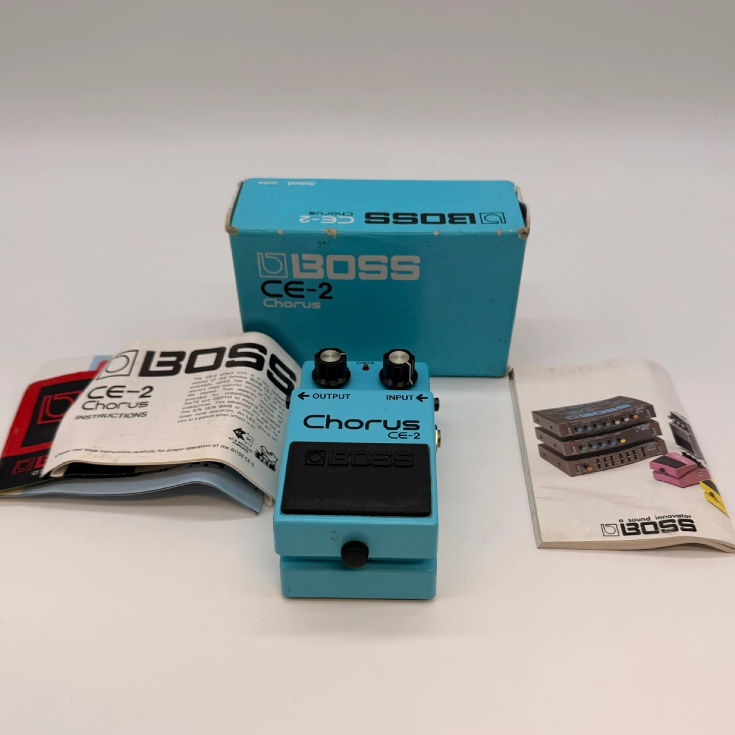 BOSS CE-2 Chorus Guitar Effects Pedal - Made in Japan