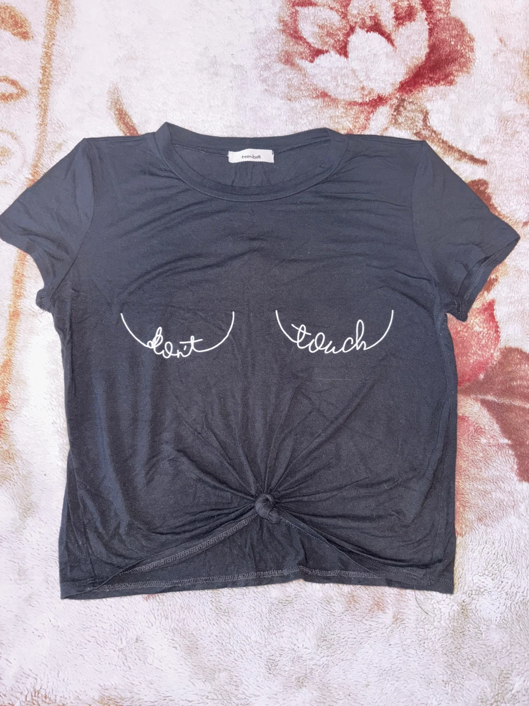 TeenBell Black Graphic T-Shirt
