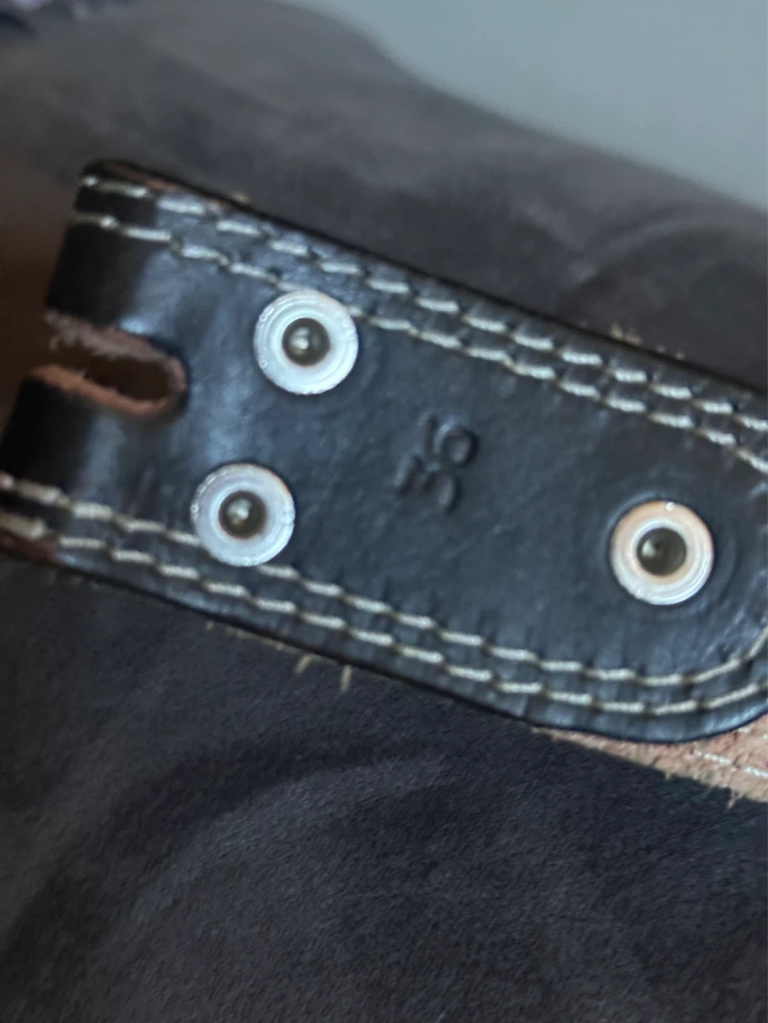 Nocon Western Leather Belt Made in the USA size 36 - photo 2