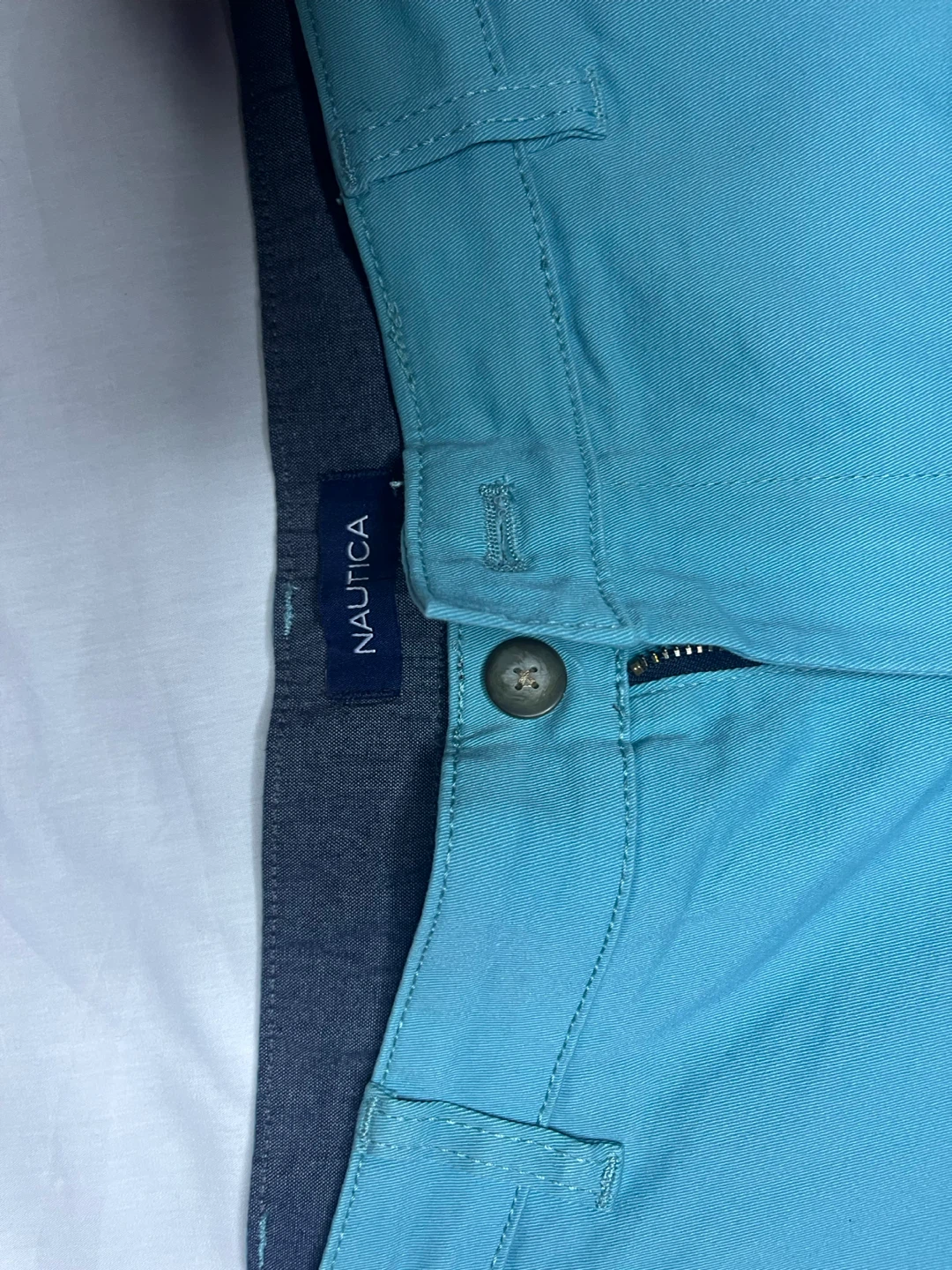 Nautica Men's Blue Chino Shorts