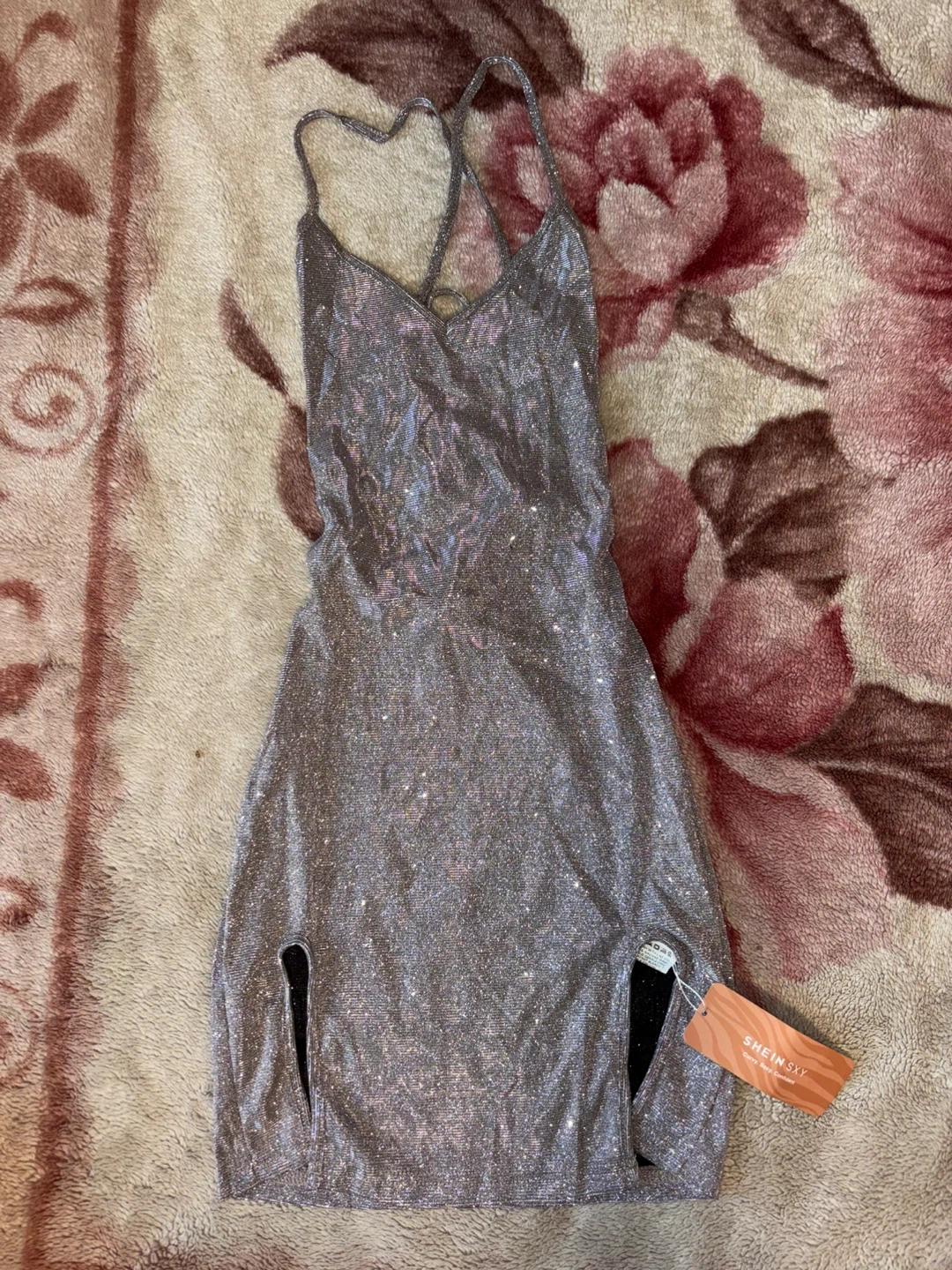 SHEIN Glitter Bodycon Dress Size S