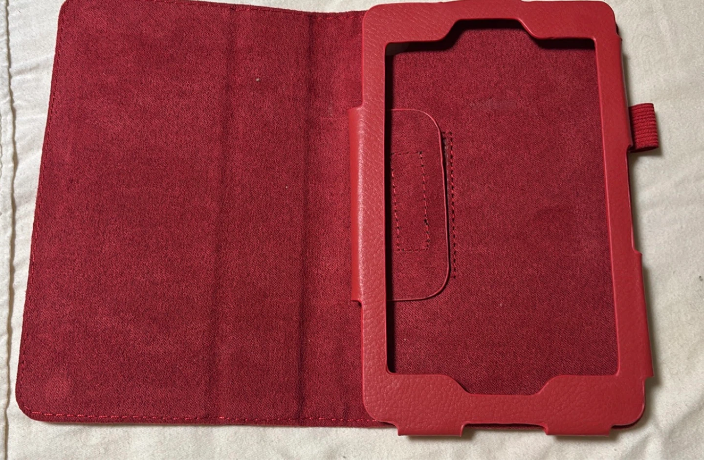 Red Faux Leather Tablet Case - photo 2