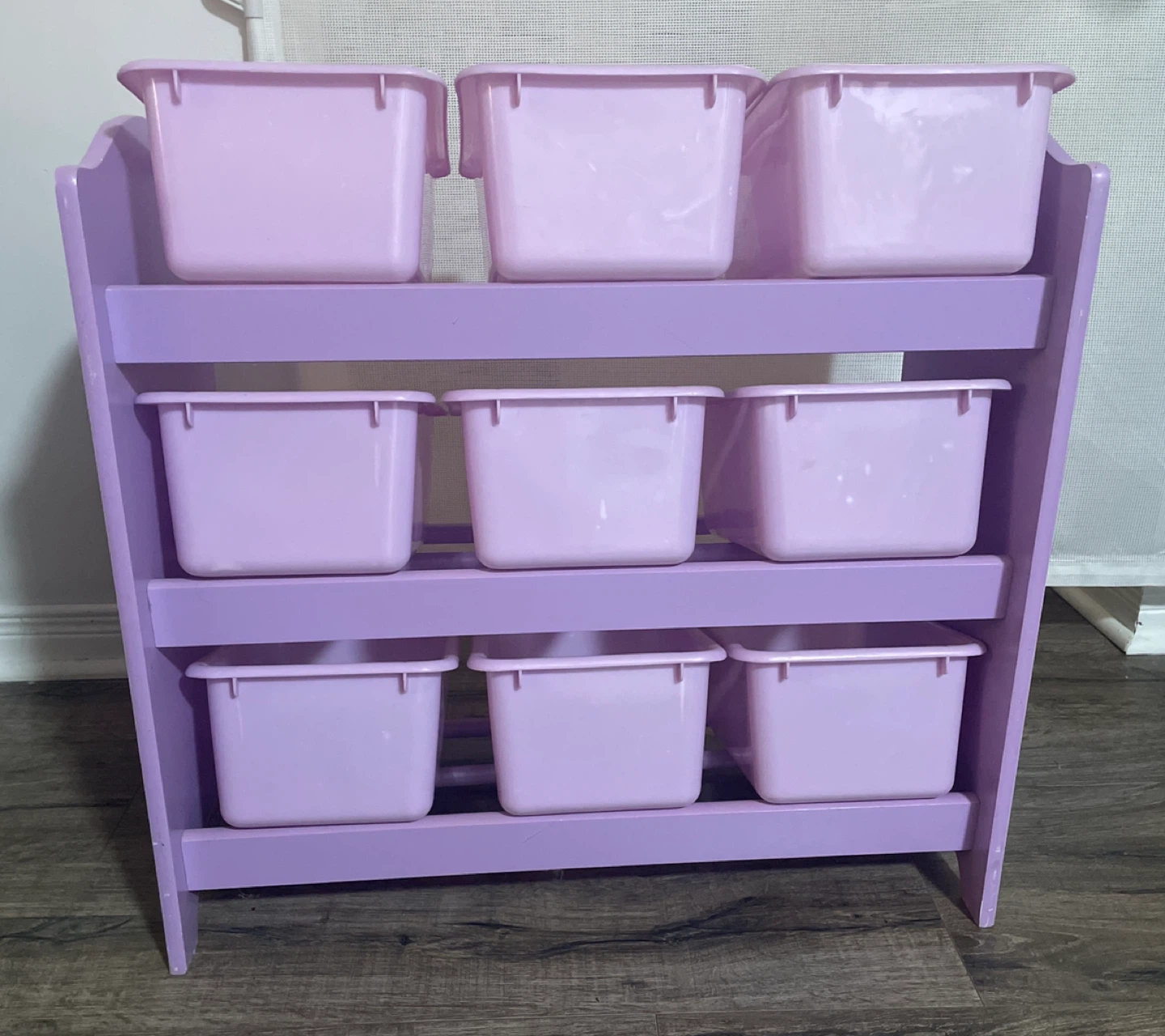 Lavender 9-Bin Toy Organizer with Tinkerbell - photo 4