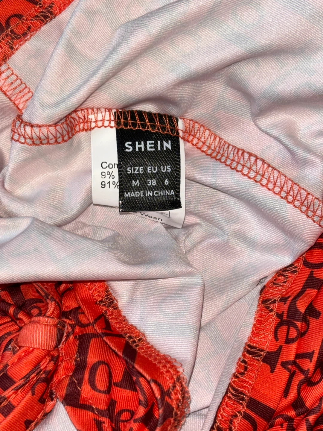 SHEIN Halter Dress with All-Over Logo Print - Size Medium - photo 3