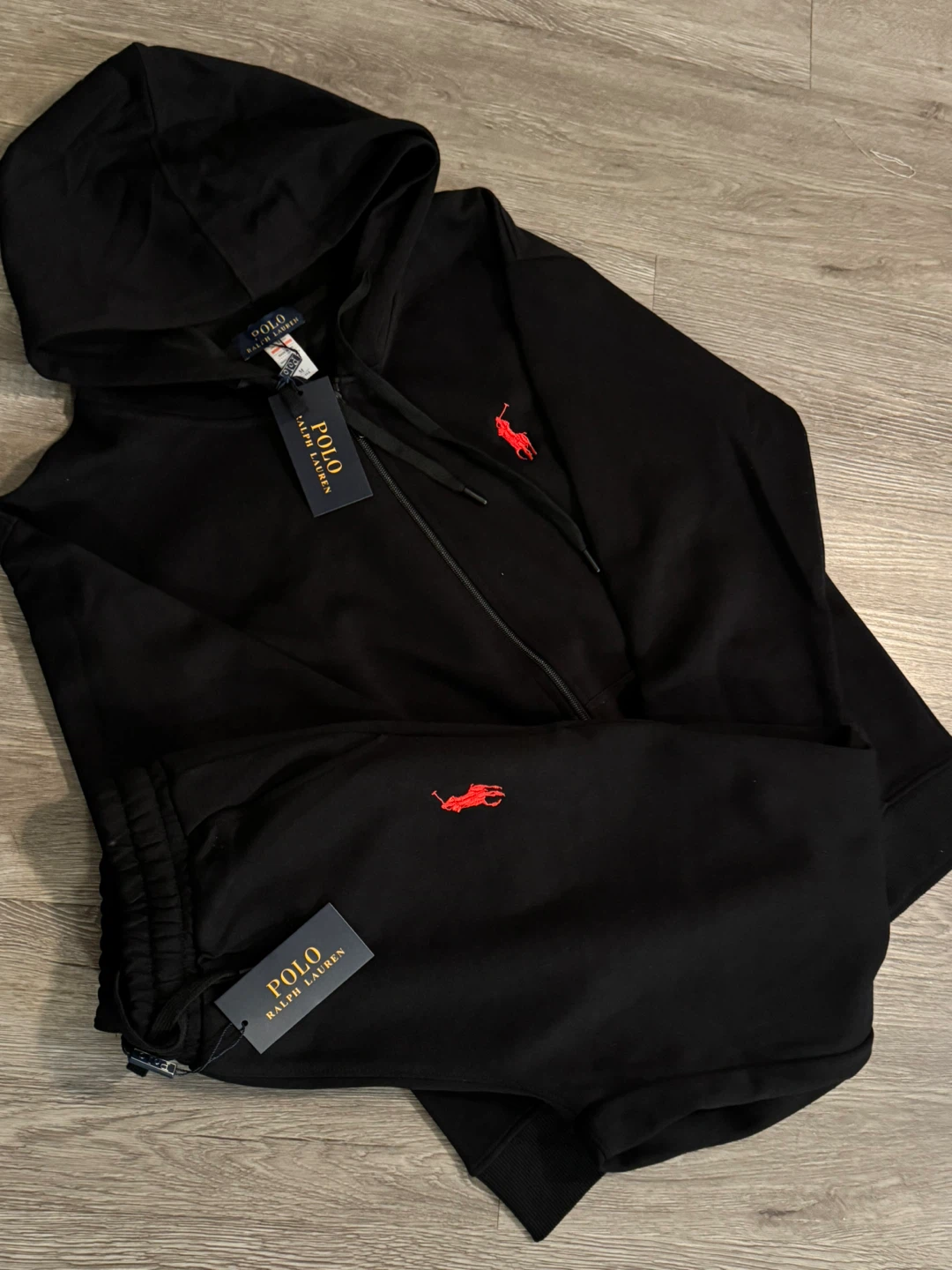 Polo Ralph Lauren Black Hoodie and Sweatpants Set - photo 3