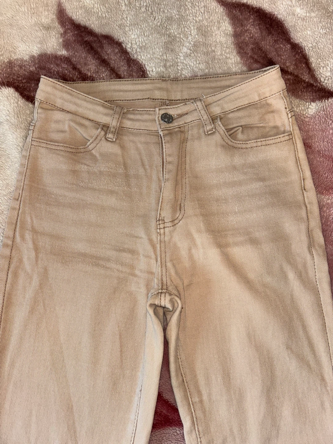 SHEIN Women's Beige Skinny Jeans Size S - photo 2