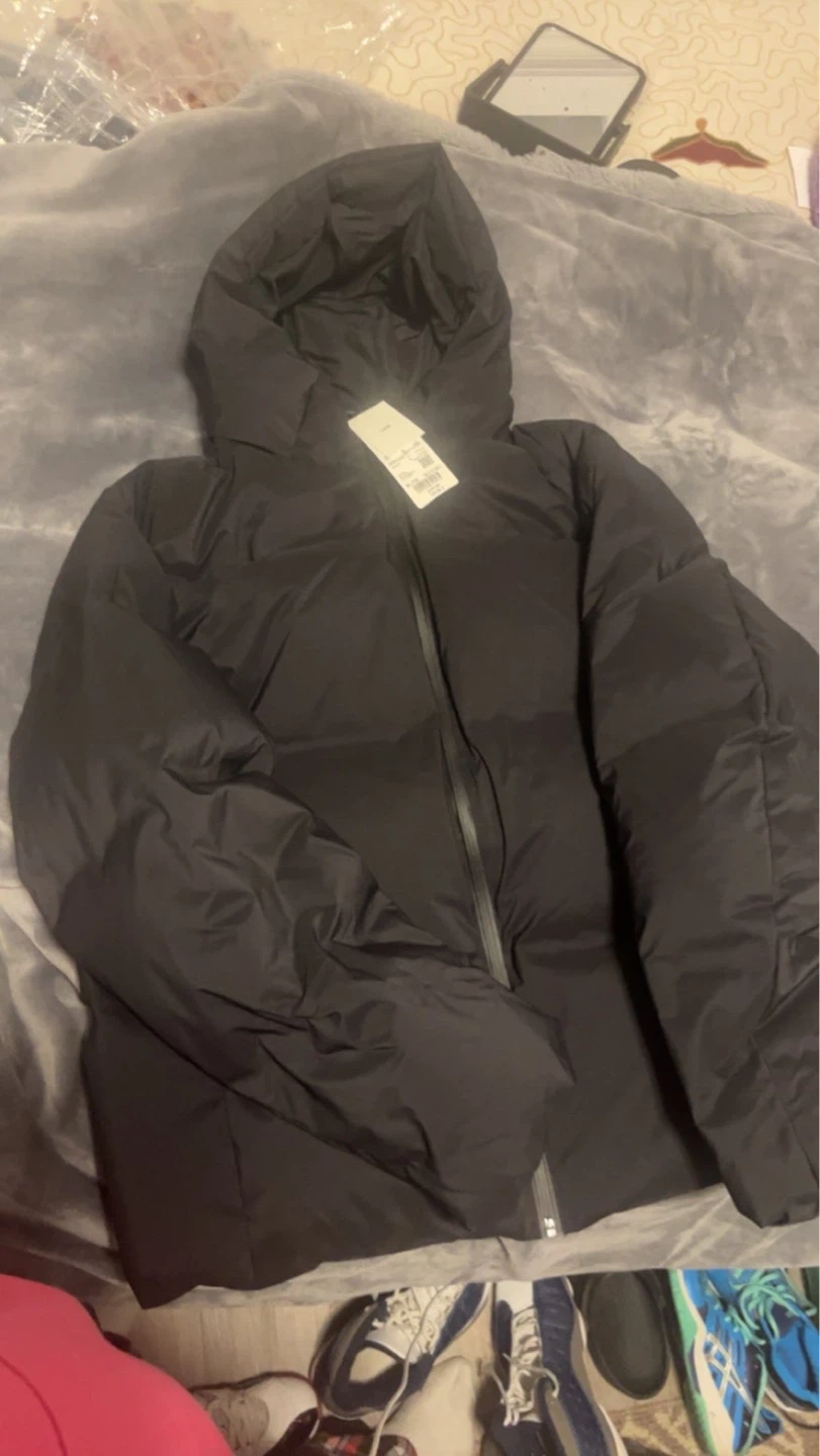 Uniqlo Hooded Puffer Jacket Black XL - photo 2